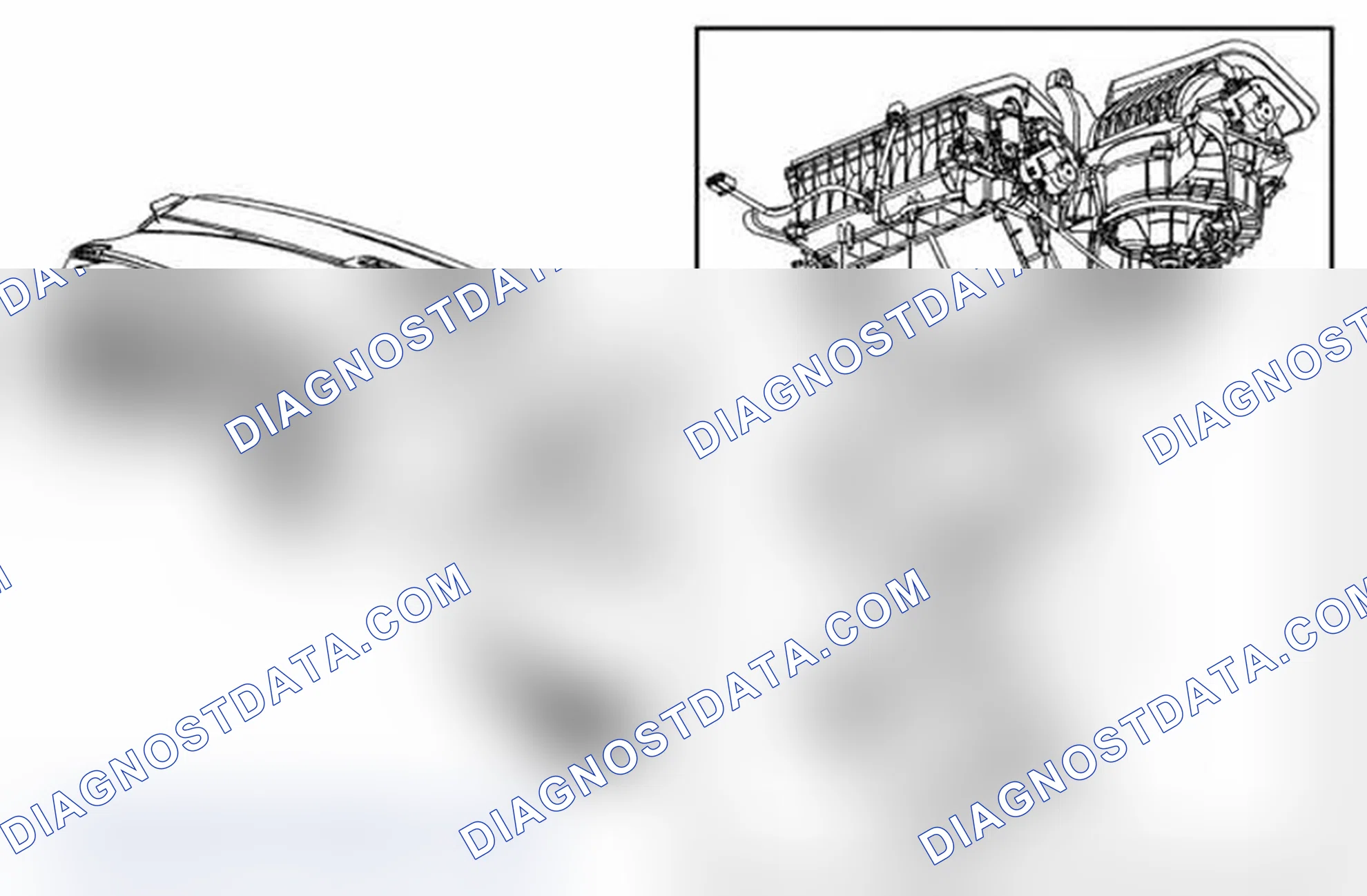 Scheme 19: Heater Core Cover Replacement