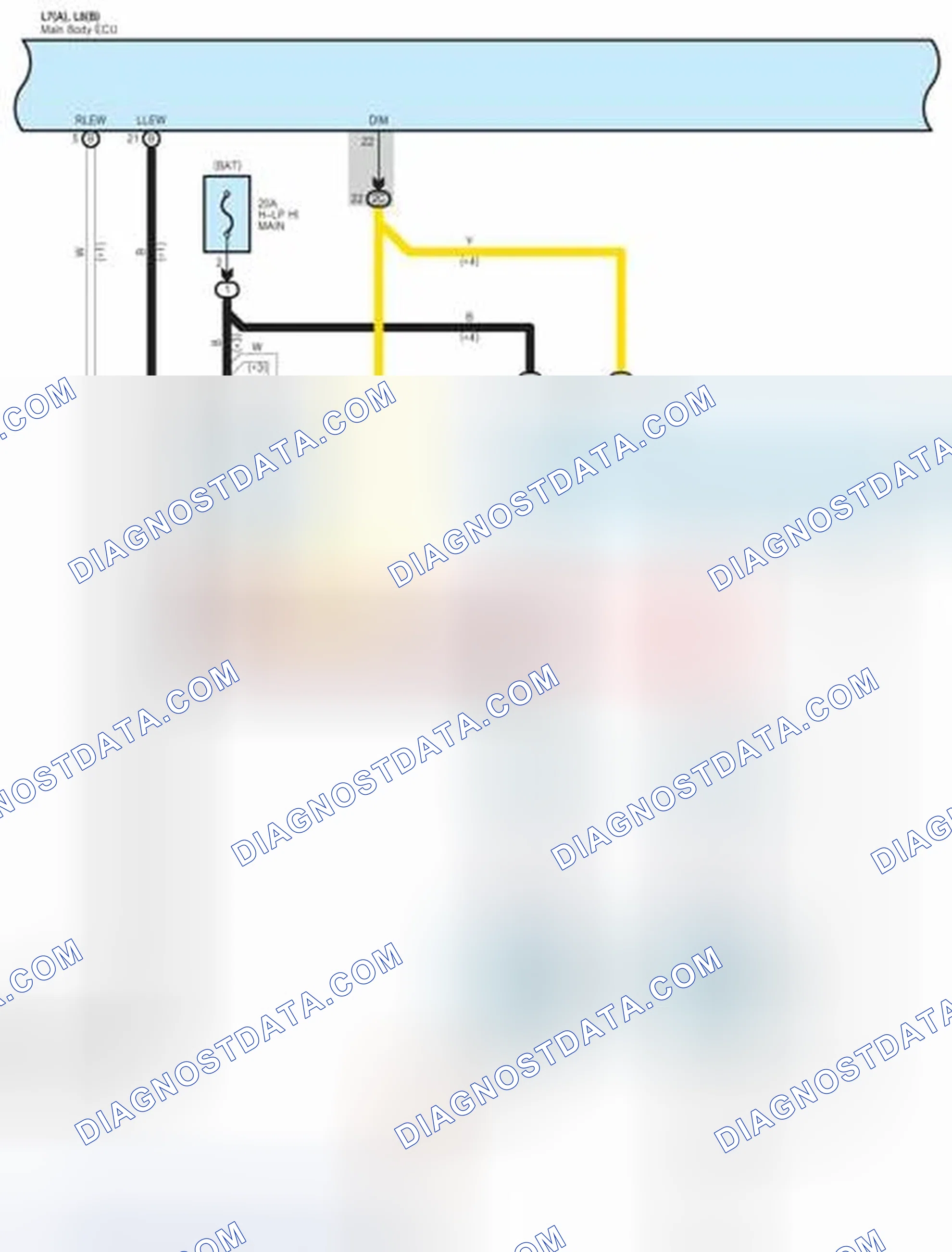 Scheme 327: Headlight System Wiring Diagram (3 Of 7)