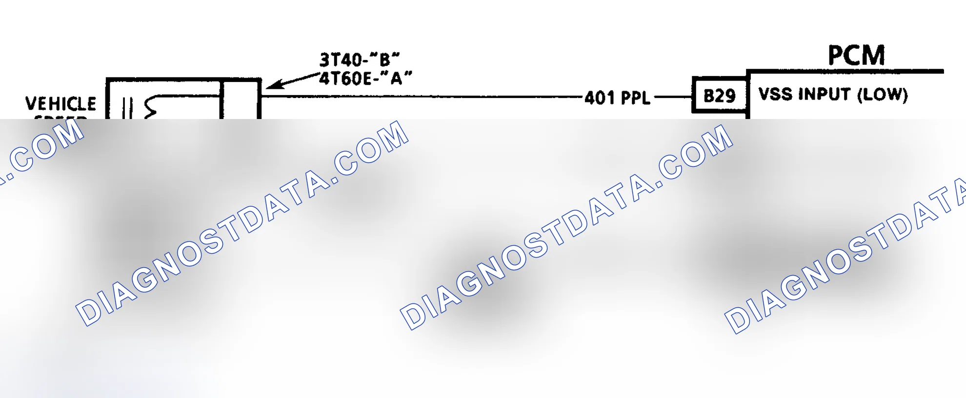 Scheme 49: Code 72 Schematic (3.1L) Vehicle Speed Sensor Circuit