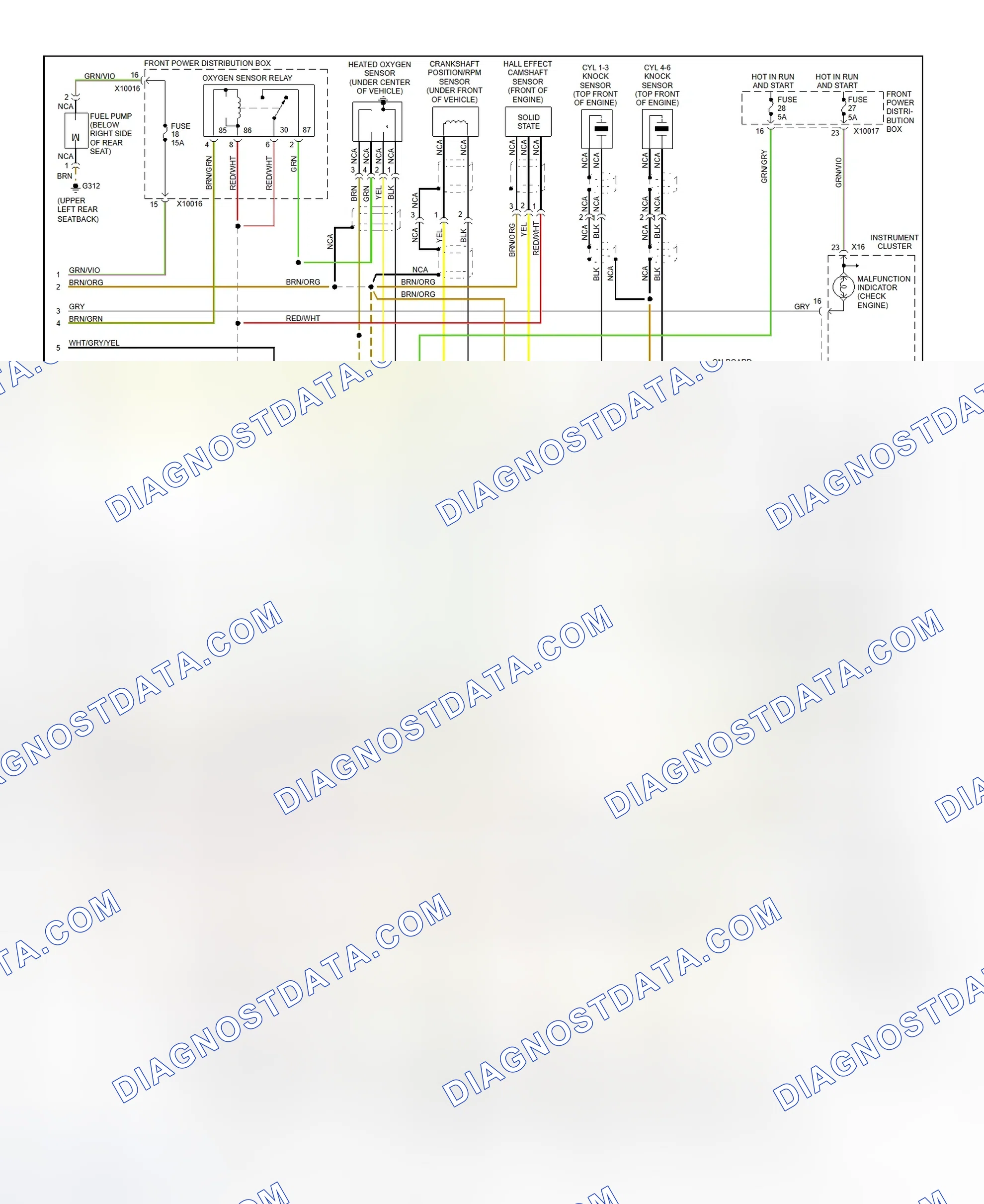Scheme 13: Wiring Diagram (325i, 325iC & 325is 2.5L - 2 Of 2)