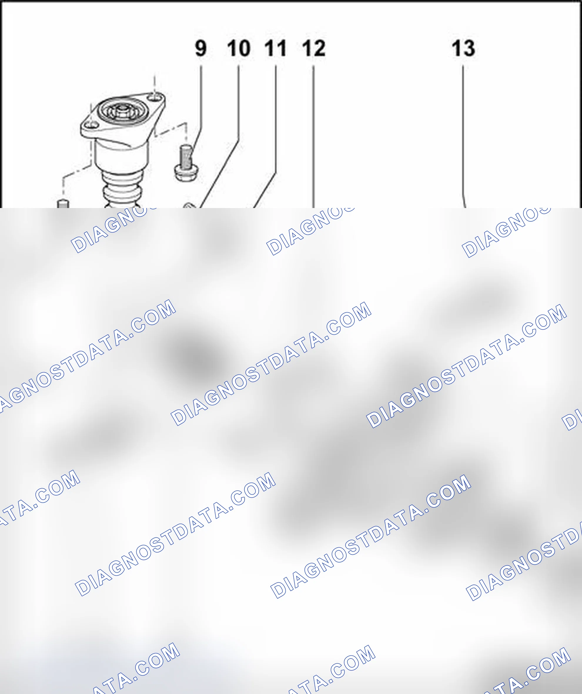 Scheme 182: Part VII, Wheel bearing housing (aluminum) - all wheel drive