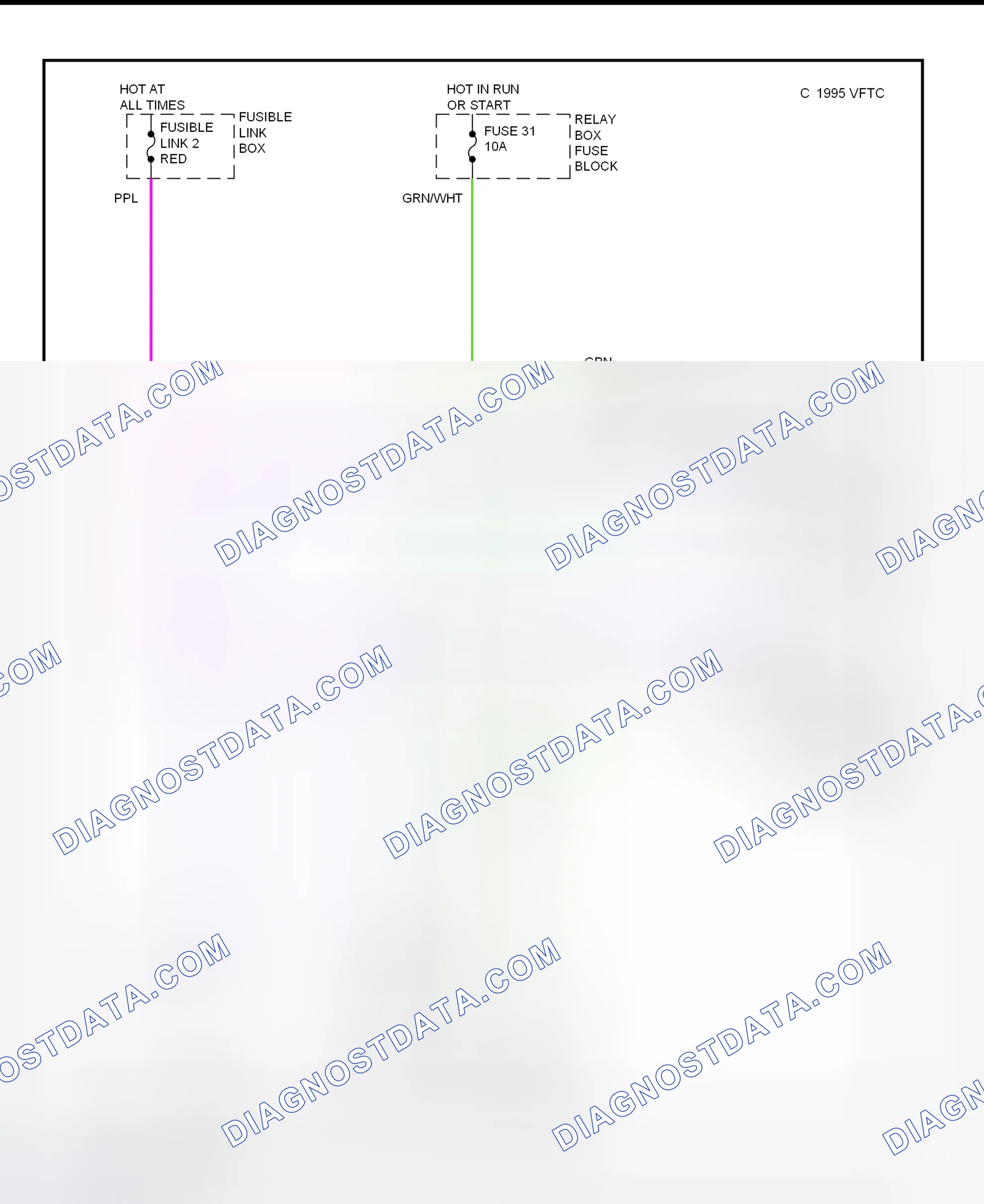 Scheme 7: Electric Cooling Fan Schematic (1995-96 300ZX)