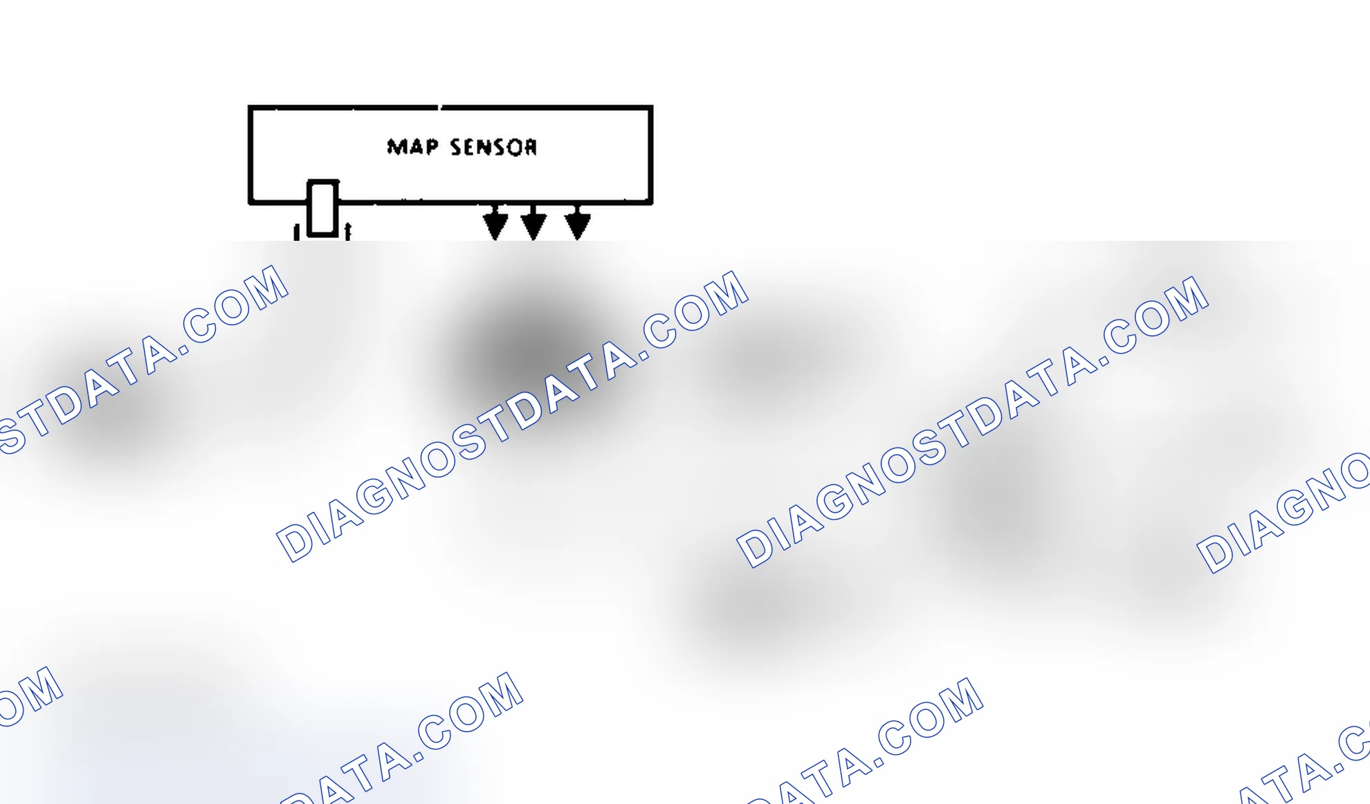 Scheme 317: Code 33 Schematic (All Models) MAP Sensor Signal Voltage High