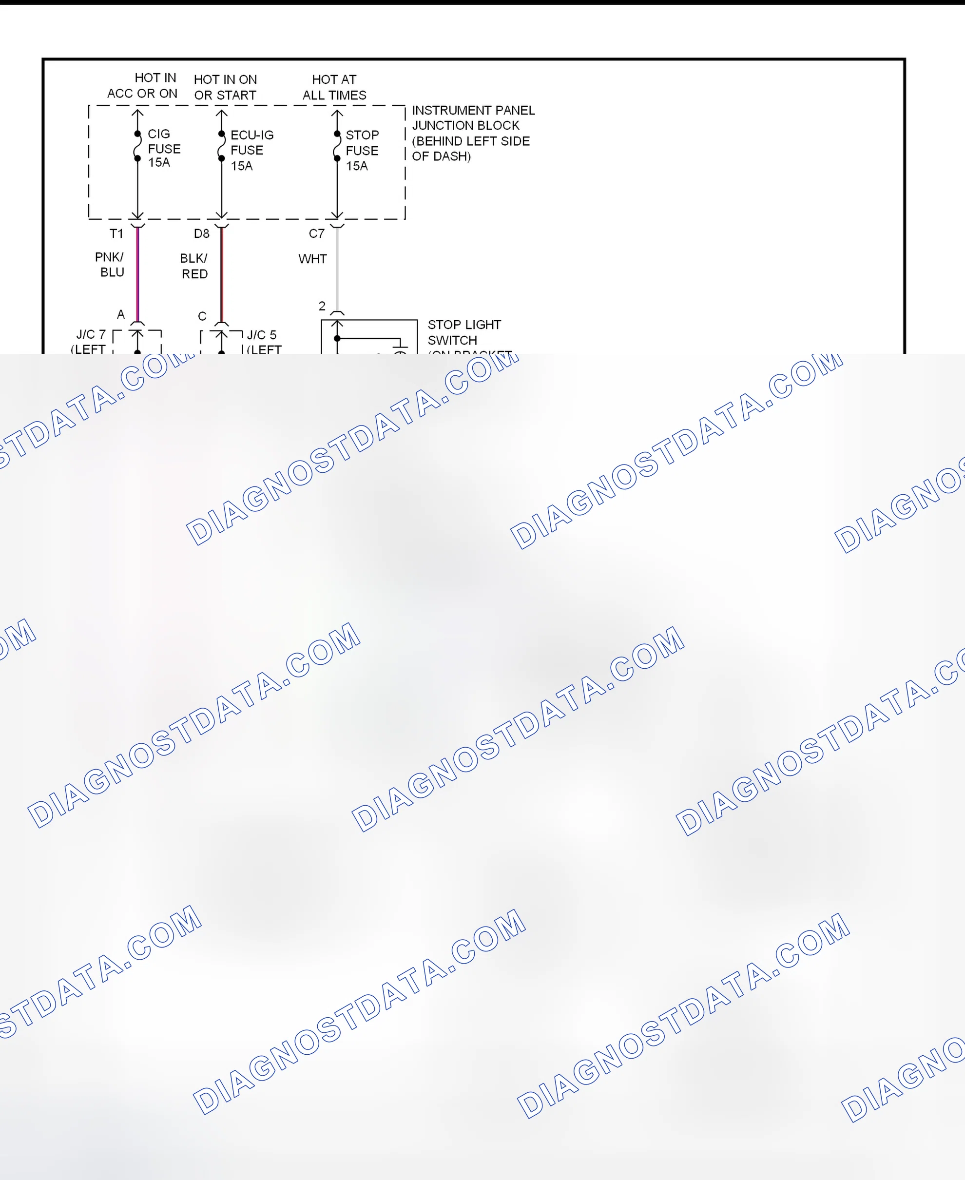 Scheme 111: Shift Lock System Wiring Diagram (Lexus ES300)