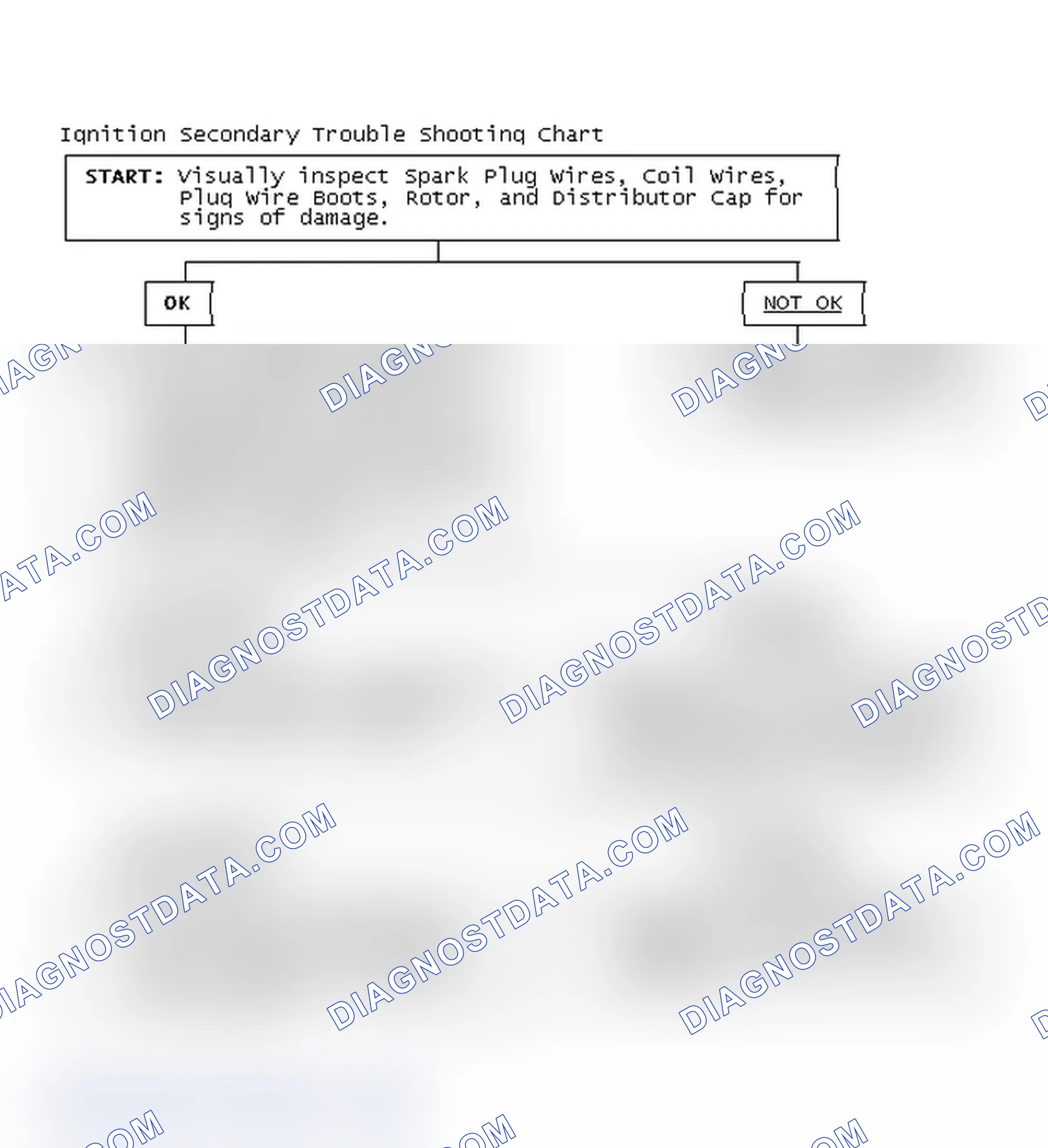 Scheme 1: Ignition Secondary Trouble Shooting Chart