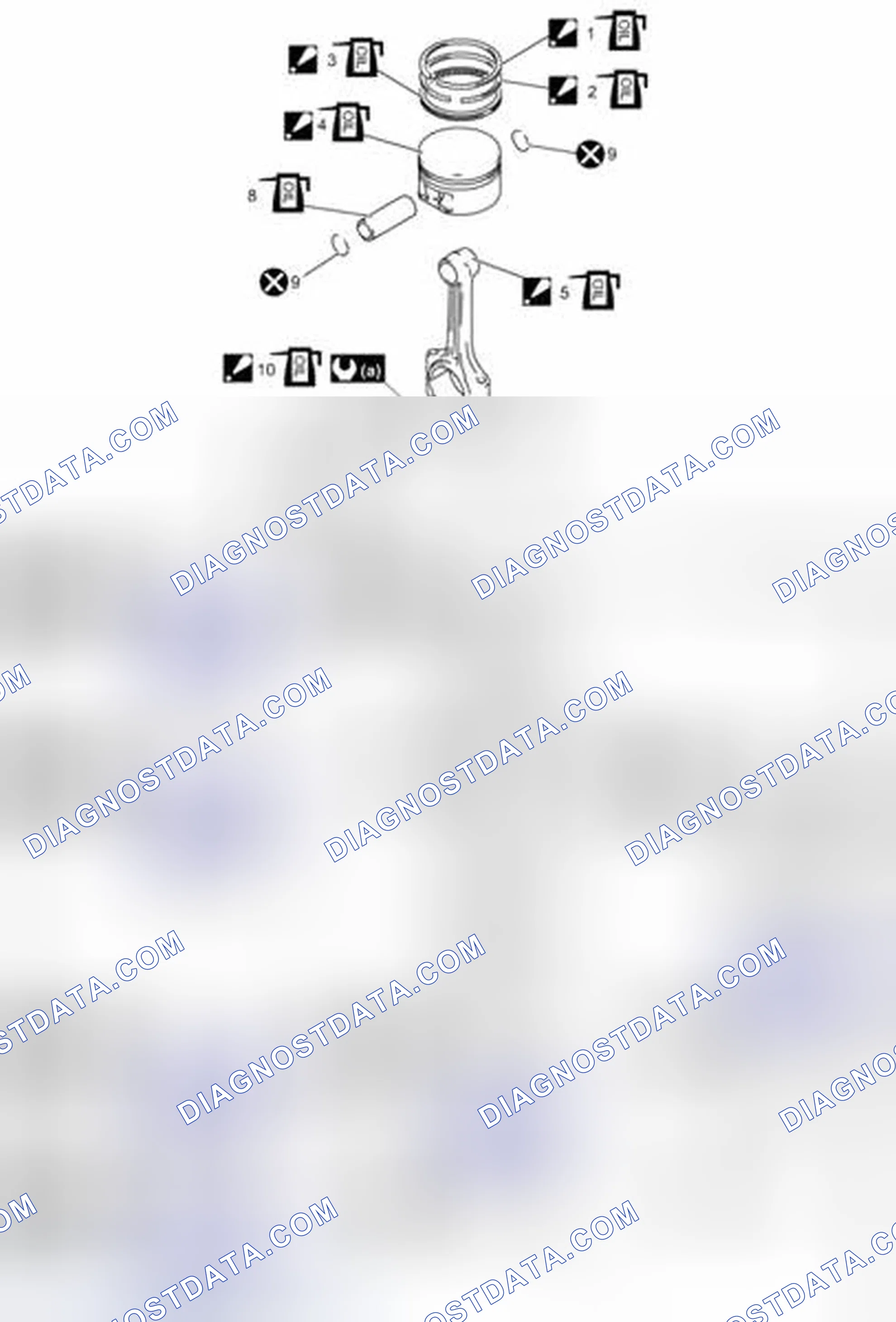 Scheme 203: Piston, Piston Ring and Connecting Rod Components