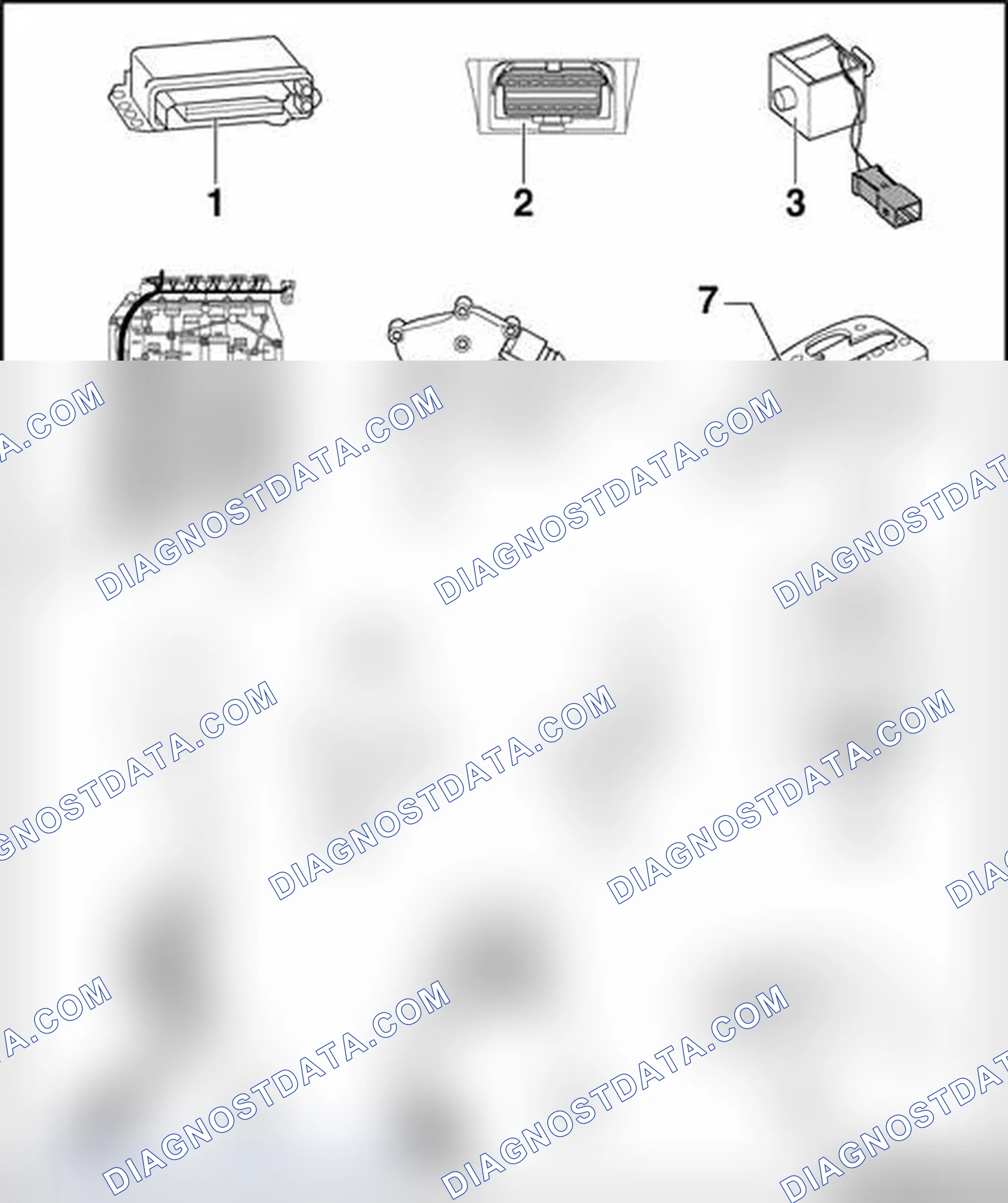 Scheme 524: Electrical/electronic components and component locations