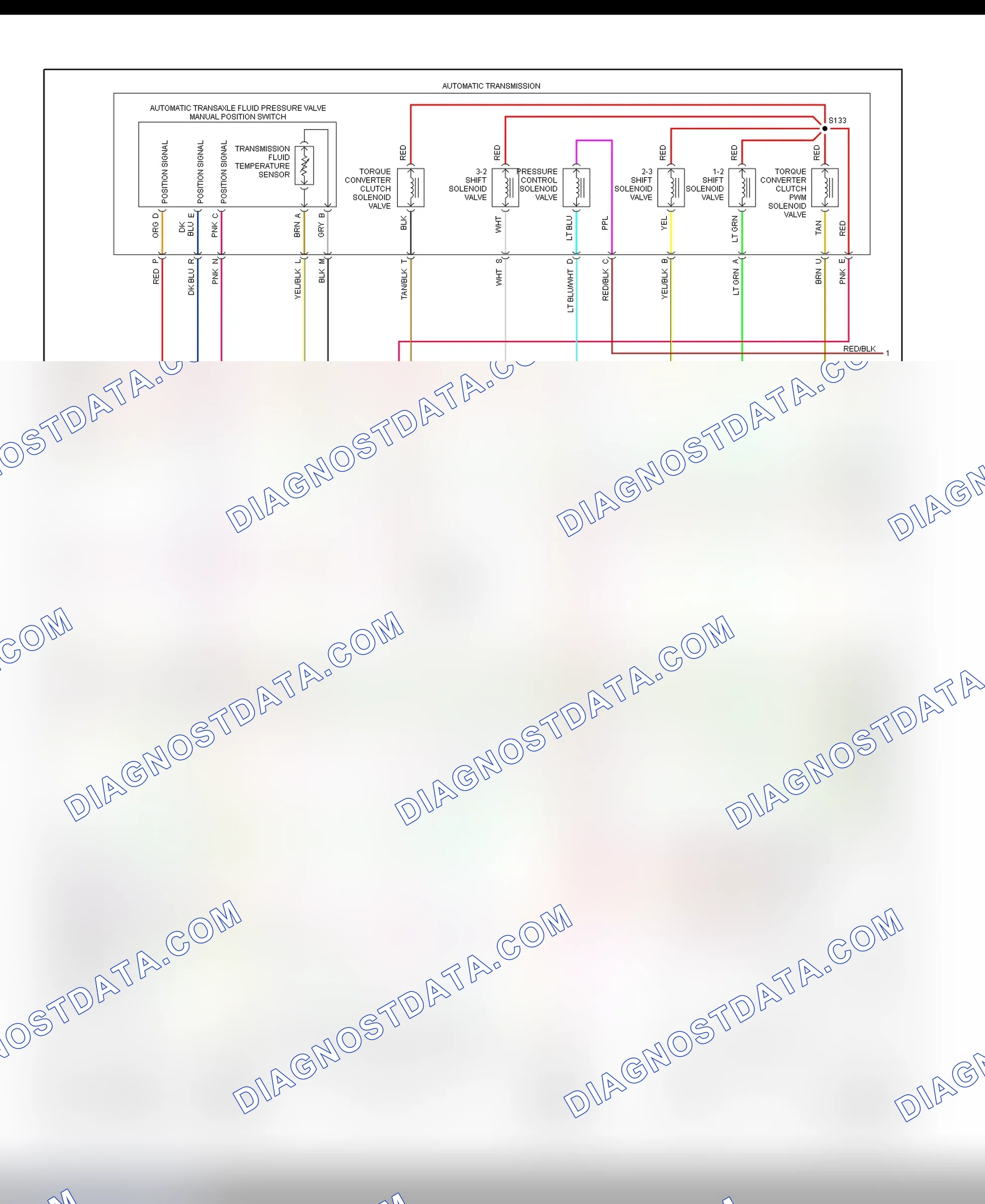 Scheme 177: PCM Wiring Diagram (Sonoma & S10 Pickup - 2.2L - 2 Of 3)