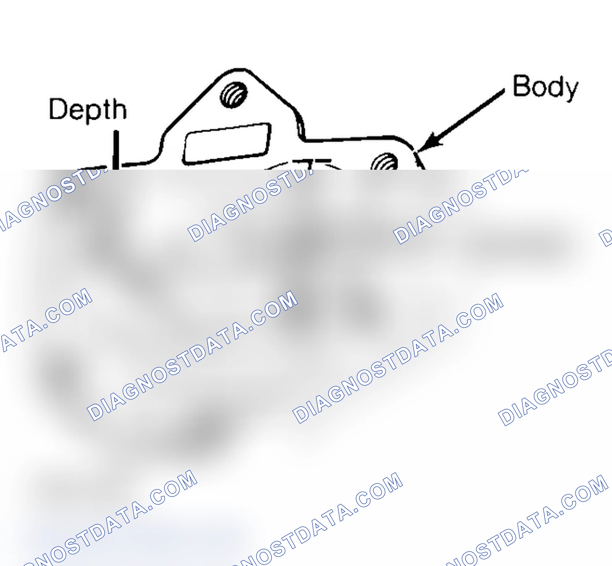 Scheme 35: Measuring Oil Pump Gear Cavity