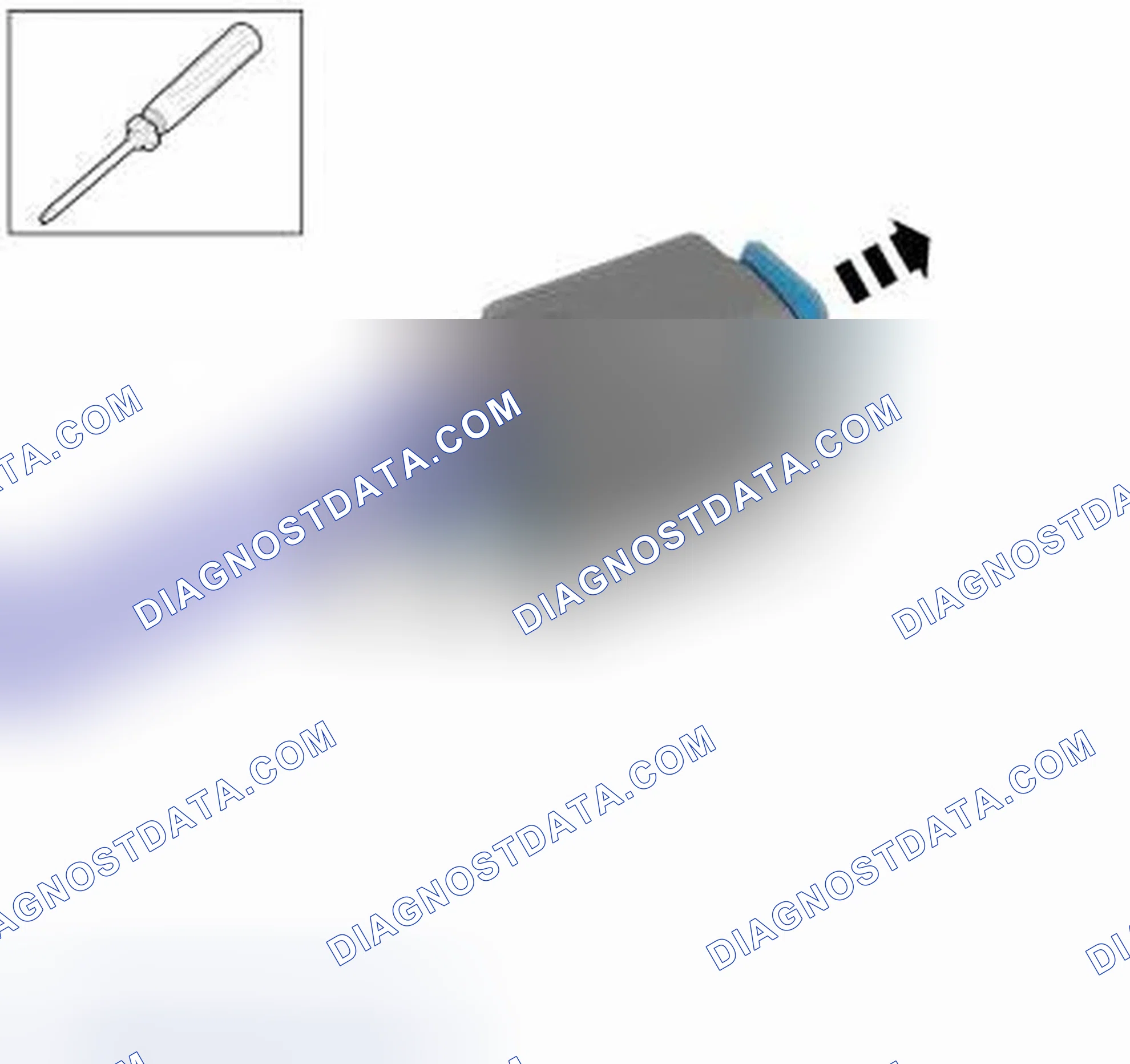 Scheme 245: Open the casing to pull out the connector pins