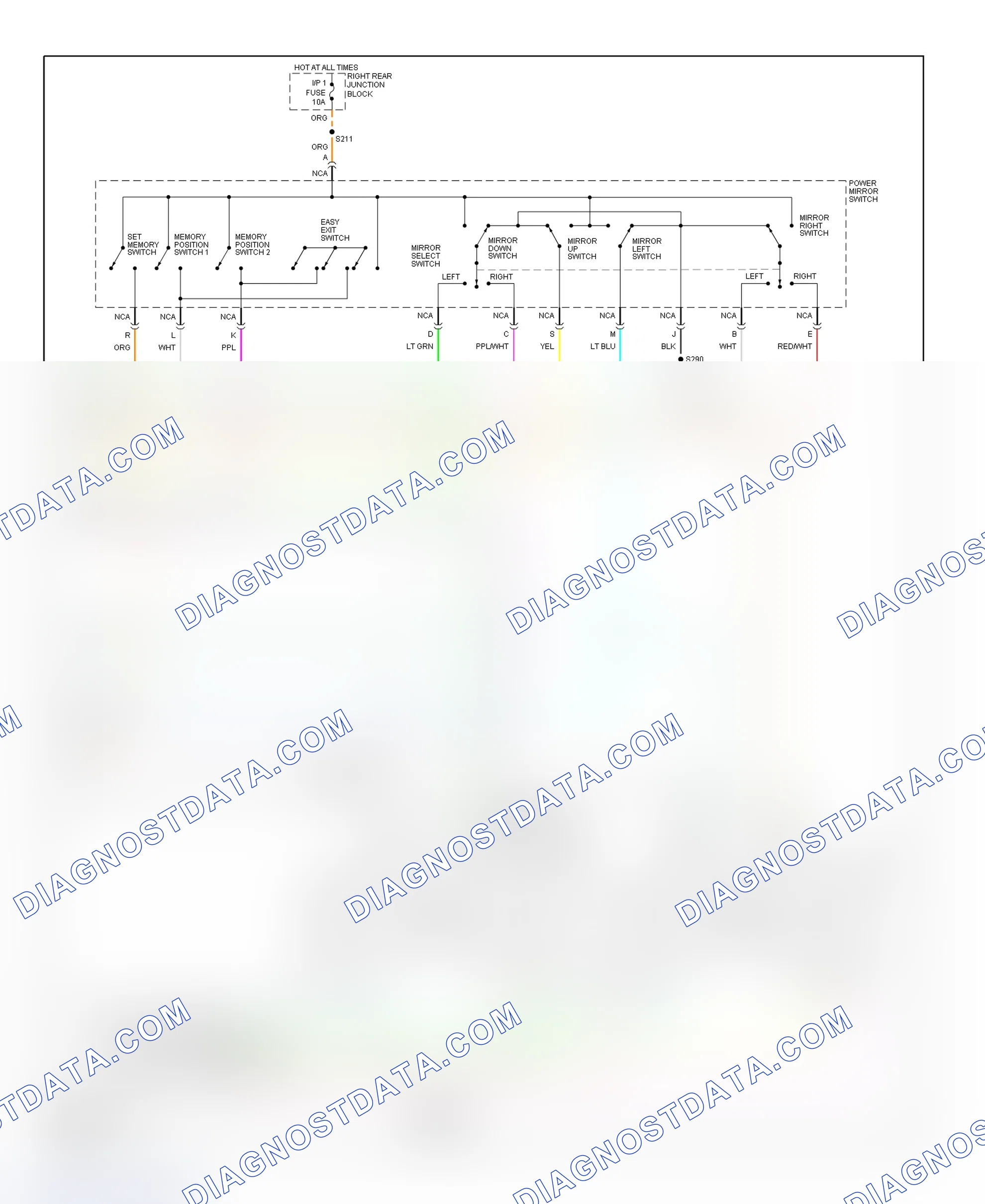 Scheme 13: Memory System Wiring Diagram (Riviera 2 Of 2)