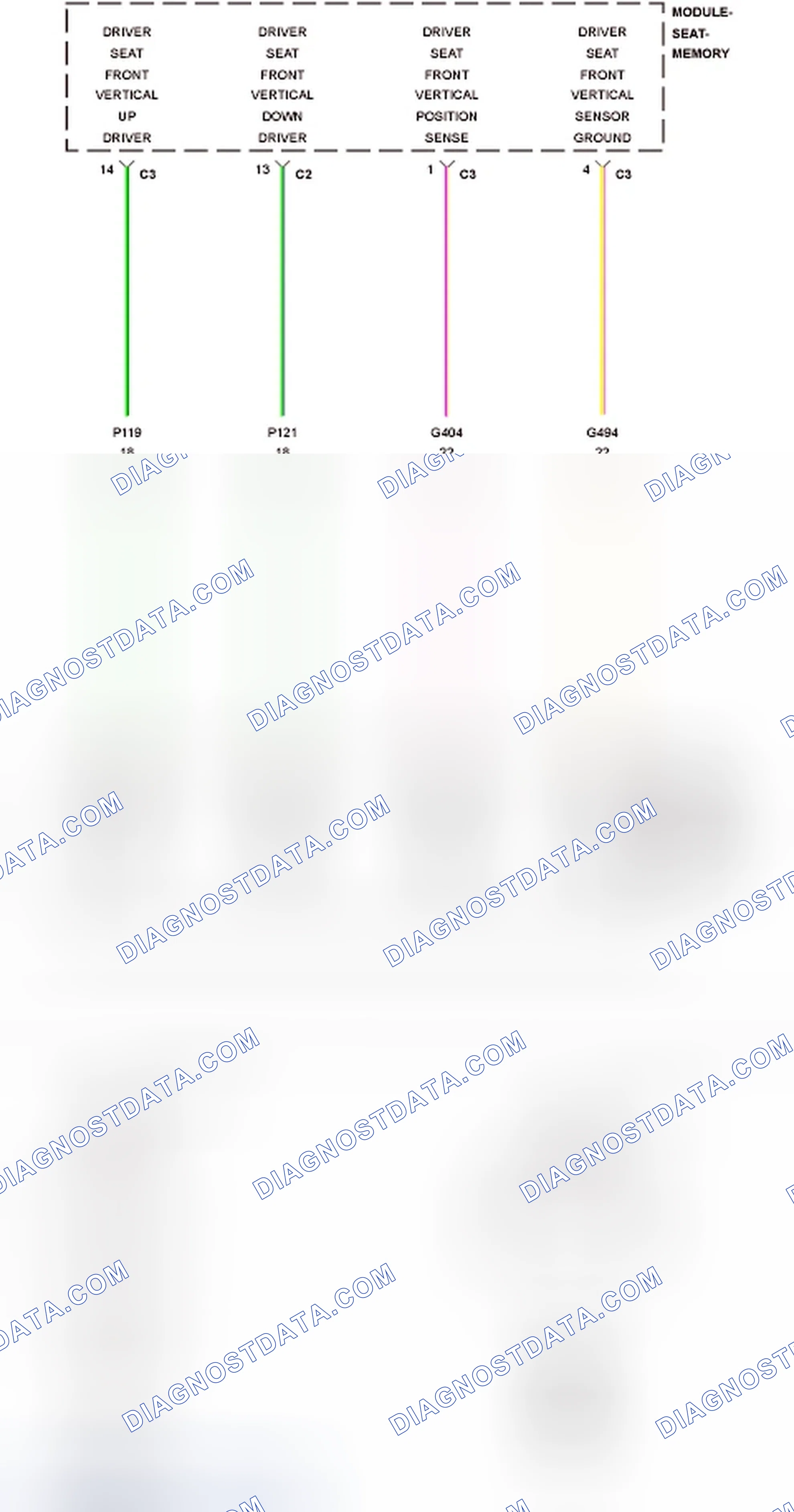 Scheme 213: B1D71-SEAT FRONT VERTICAL POSITION SENSOR CIRCUIT LOW