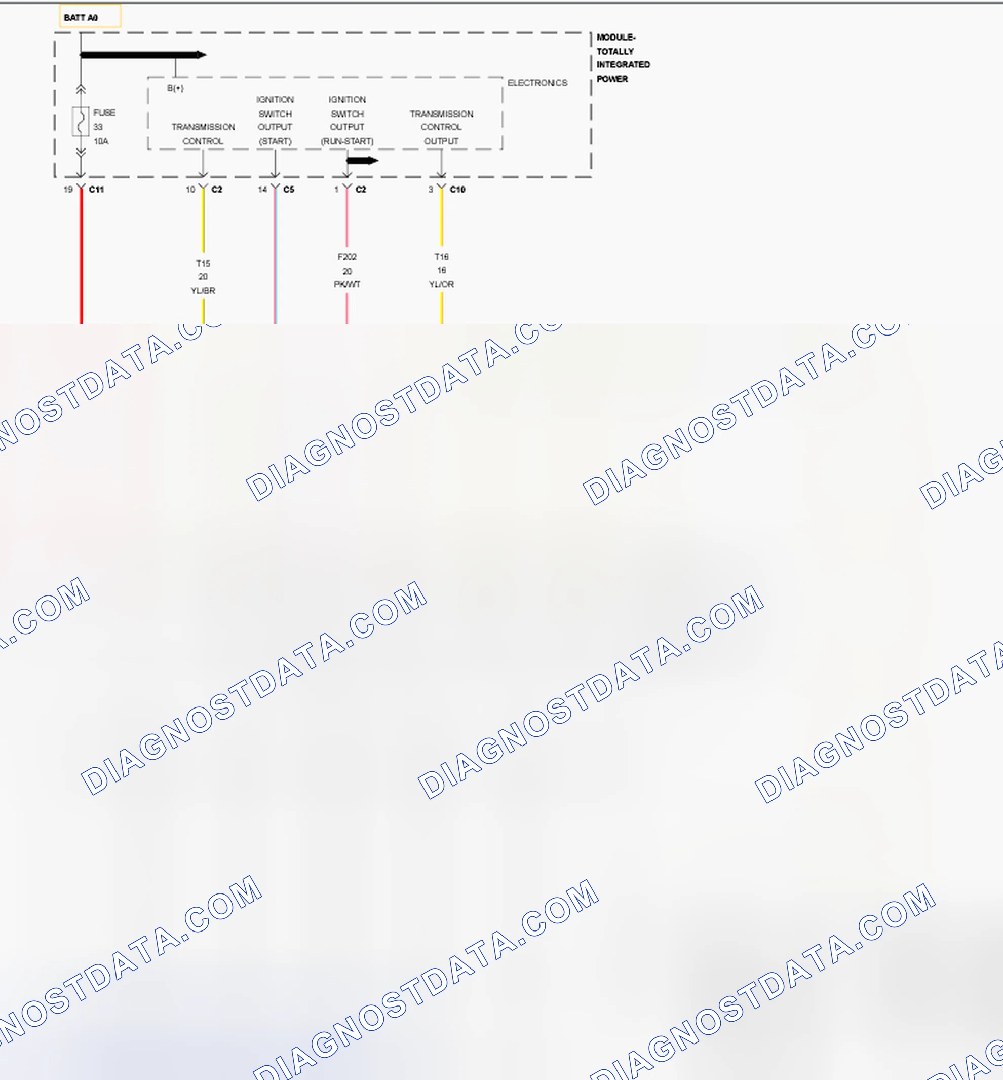Scheme 742: P0882-TCM POWER INPUT LOW