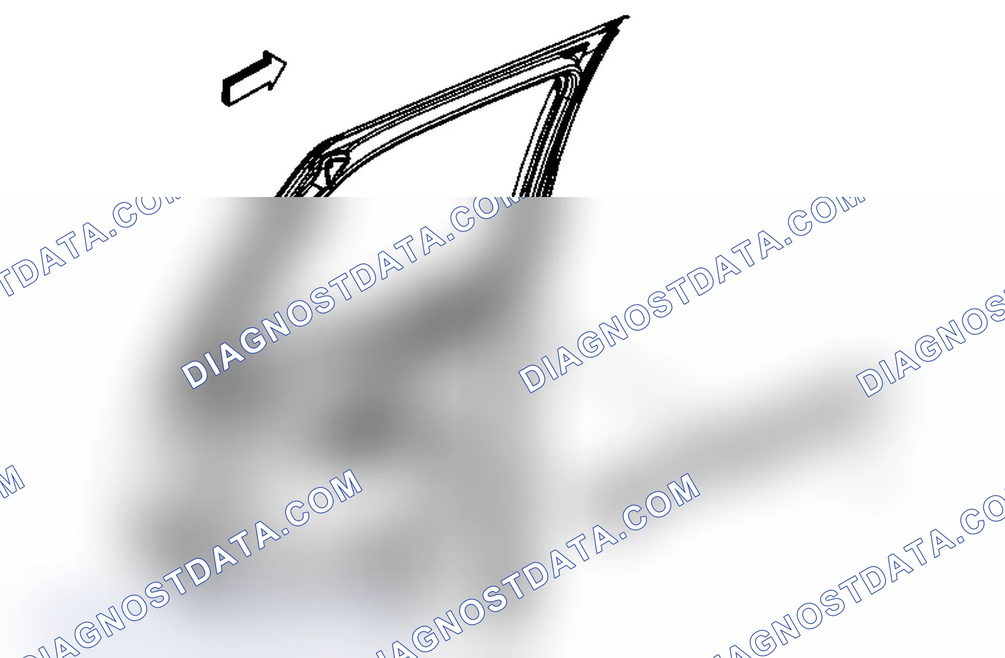 Scheme 25: Rear Side Door Window Inner Sealing Strip Replacement (Crew Cab)