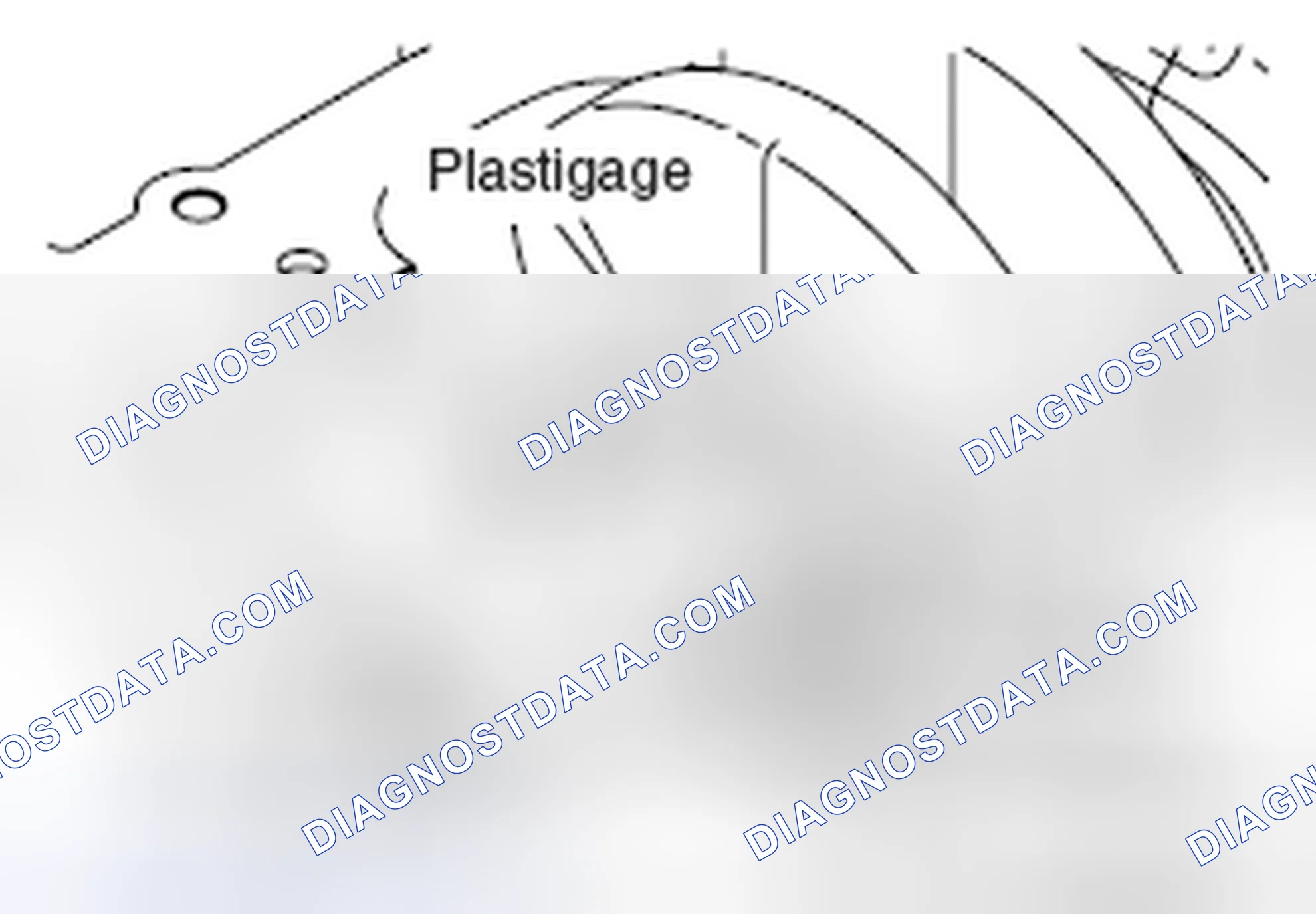 Scheme 248: CRANKSHAFT OIL CLEARANCE (PLASTIGAGE METHOD)