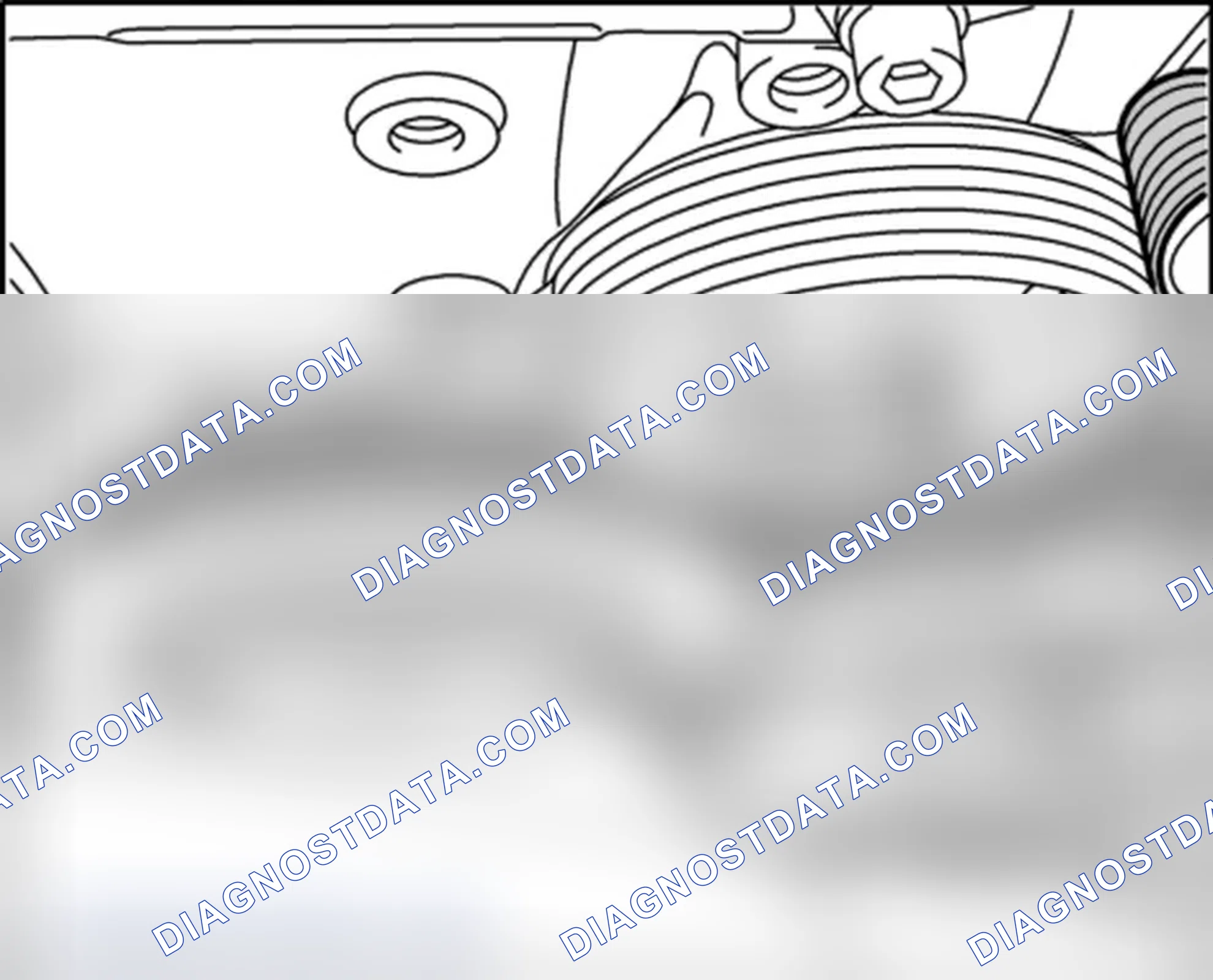 Scheme 69: Removing coolant pump
