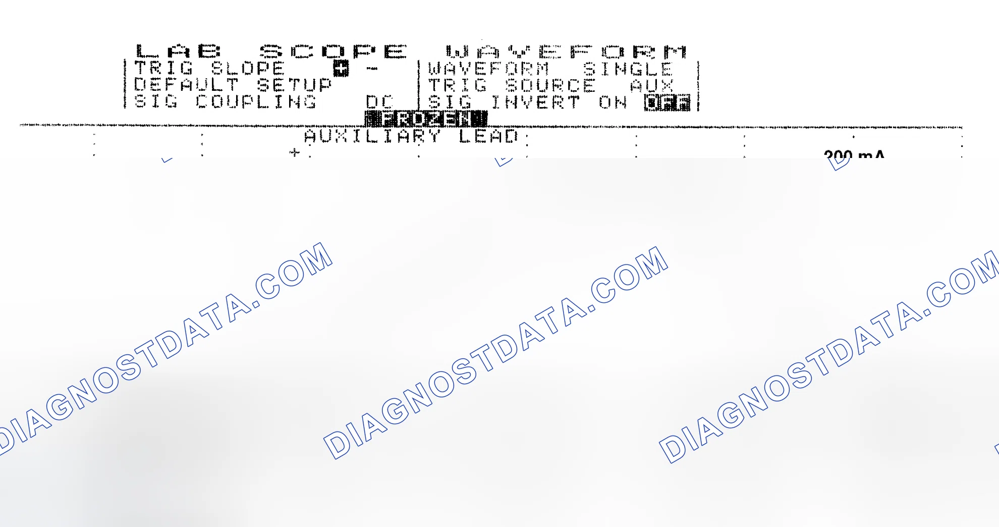Scheme 13: Single Injector w/Normal Current Flow - Current Pattern