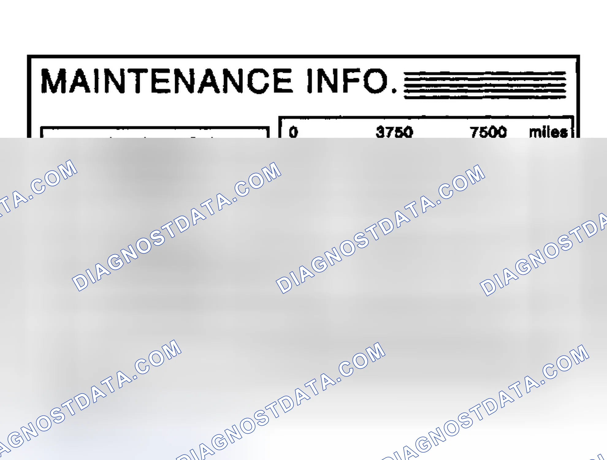 Scheme 5: MAINTENANCE INTERVAL RESET - PROCEDURE 3