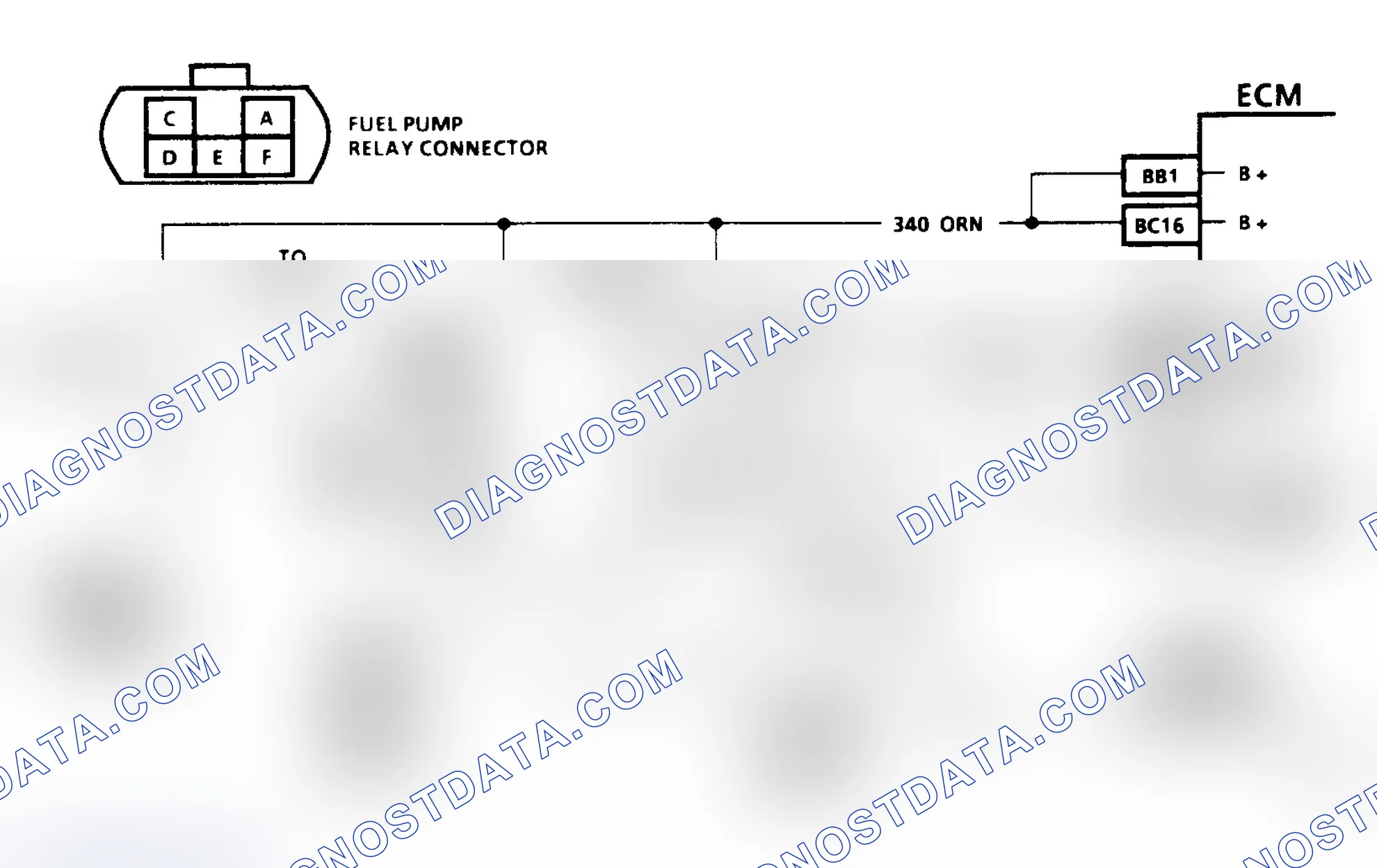 Scheme 276: Code 54, Schematic, A Body, Fuel Pump Voltage Low