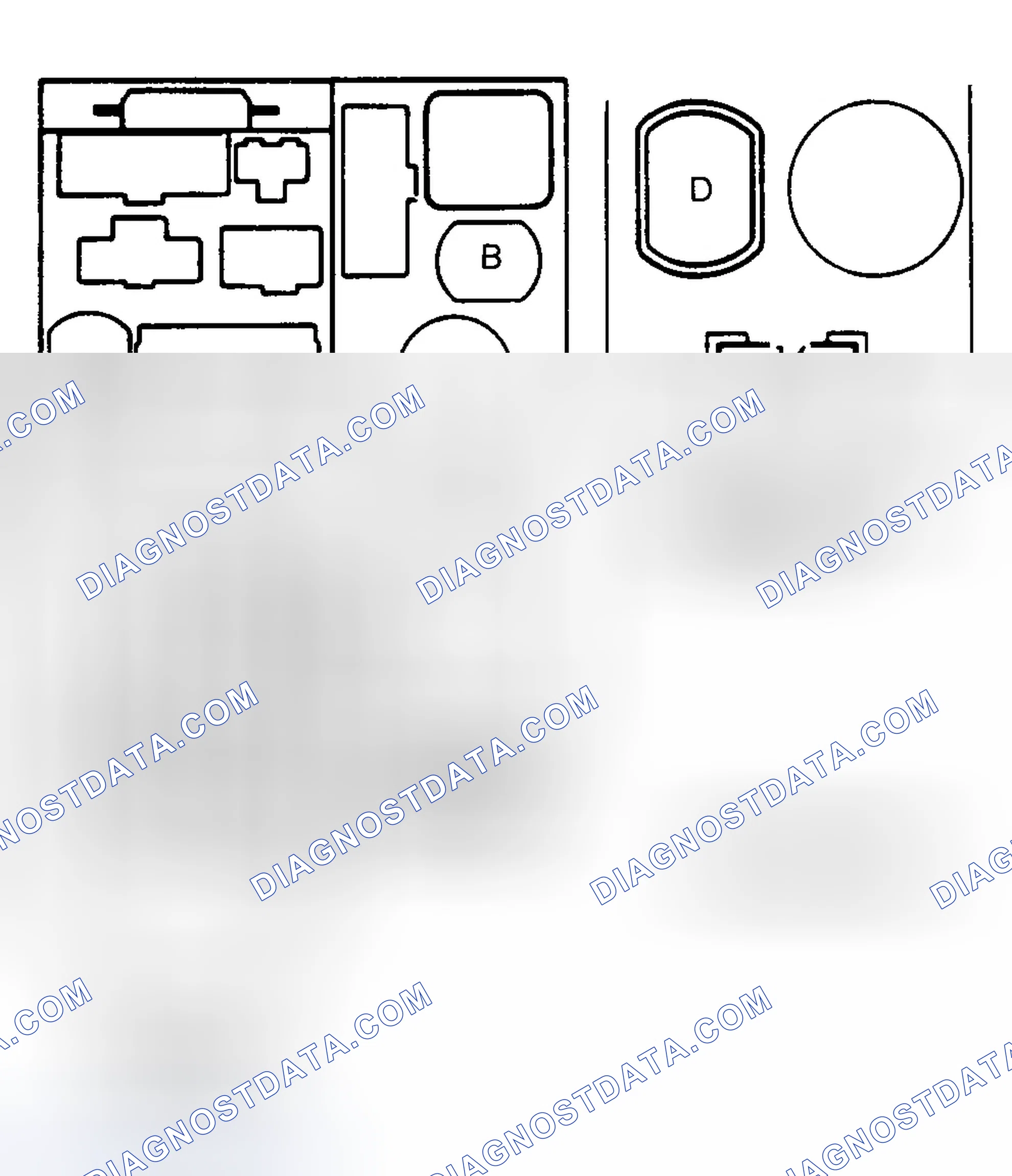 Scheme 2: PASSENGER COMPARTMENT FUSE PANEL IDENTIFICATION (1987-91)