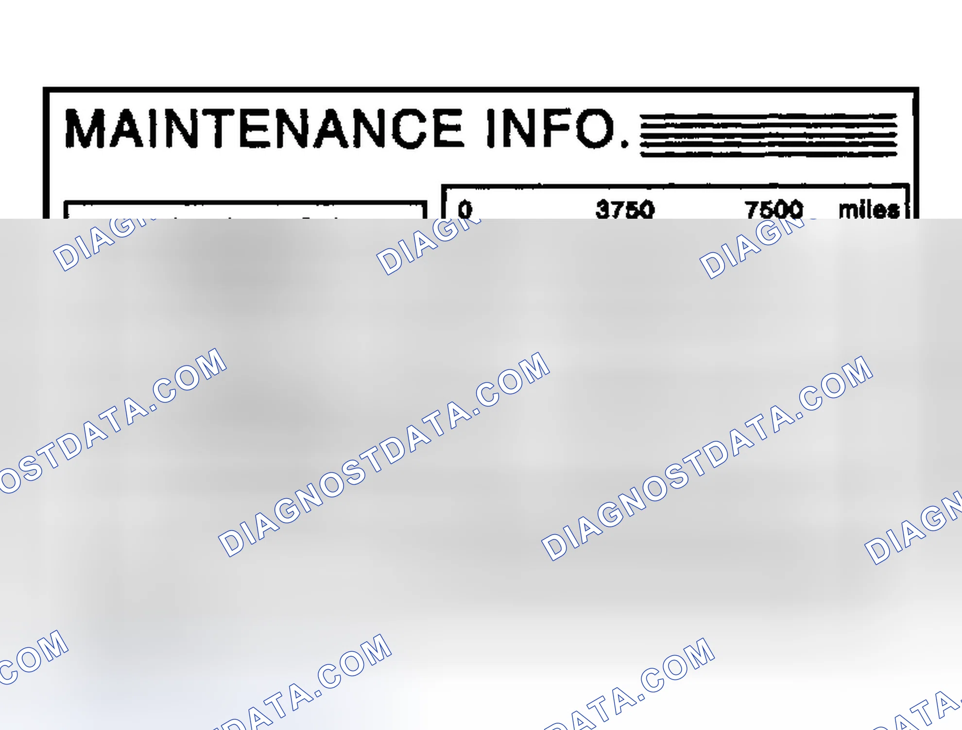Scheme 5: MAINTENANCE INTERVAL RESET - PROCEDURE 3