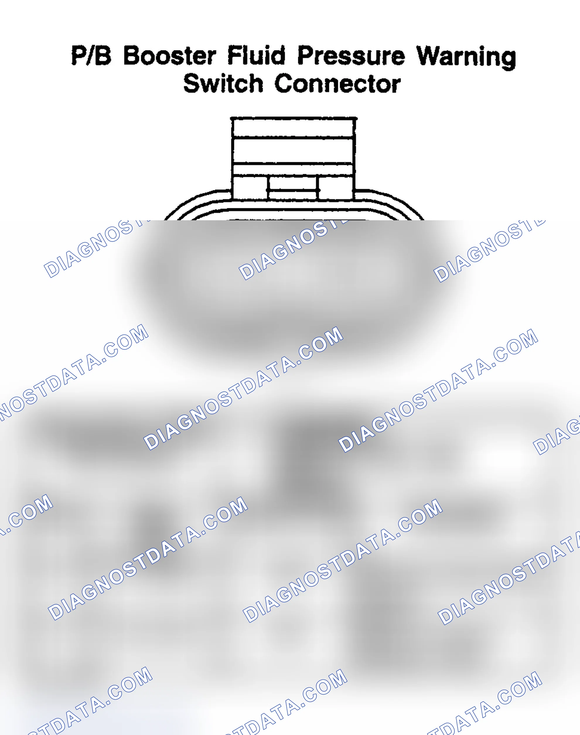Scheme 214: POWER BRAKE BOOSTER FLUID PRESSURE WARNING SWITCH