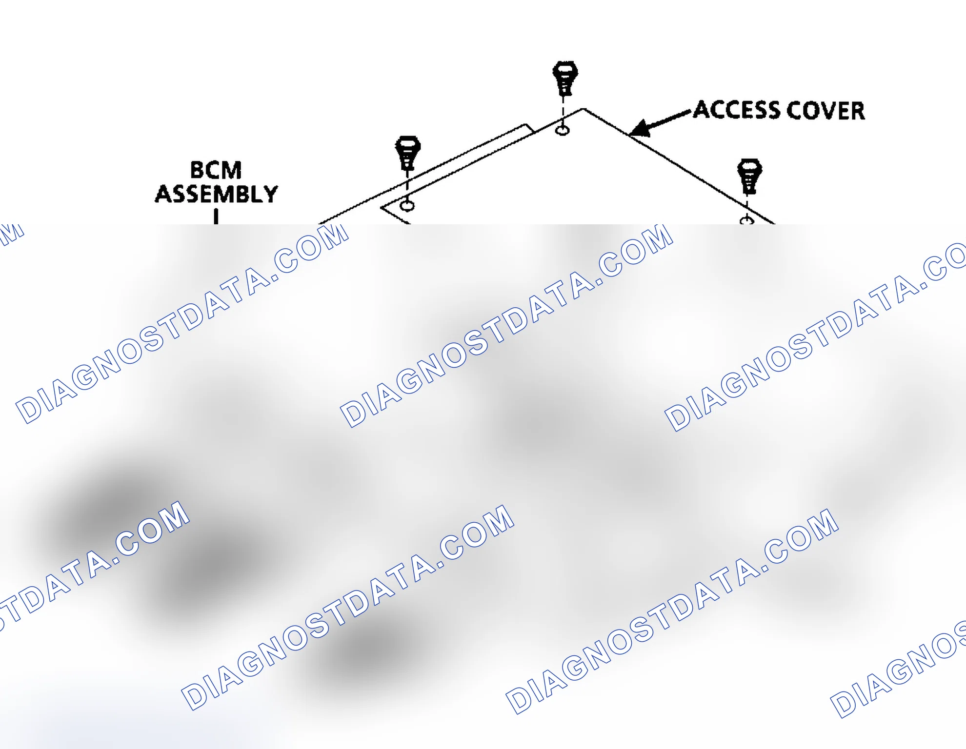 Scheme 106: Code B556, Odometer EEPROM Error - Location of EEPROM