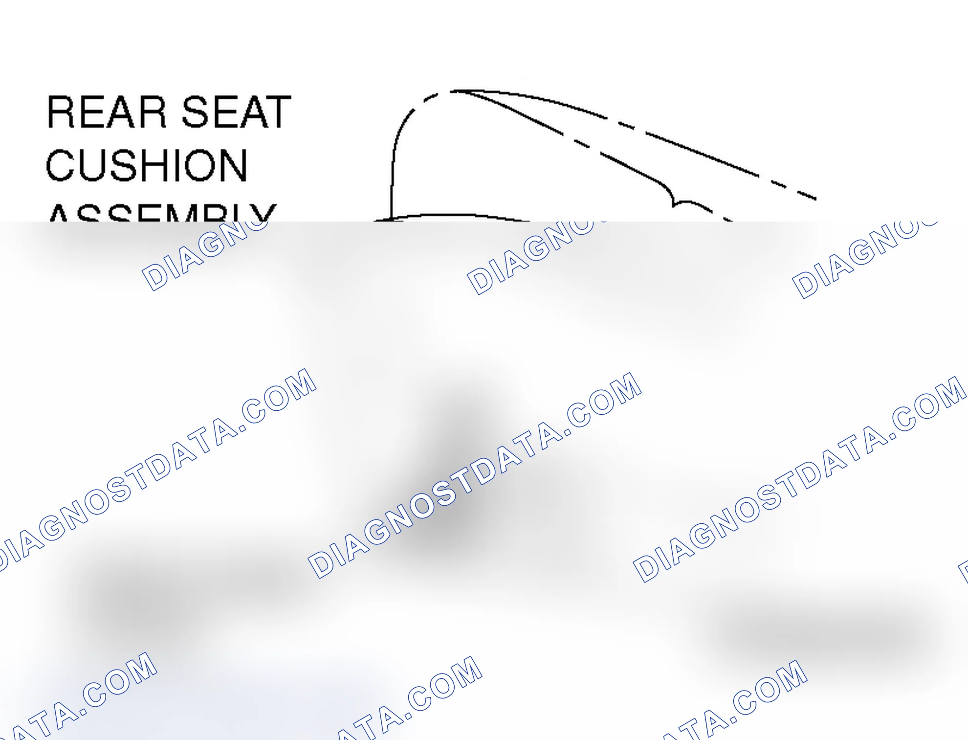 Scheme 71: >> B << INSTALLATION OF REAR SEAT CUSHION ASSEMBLY