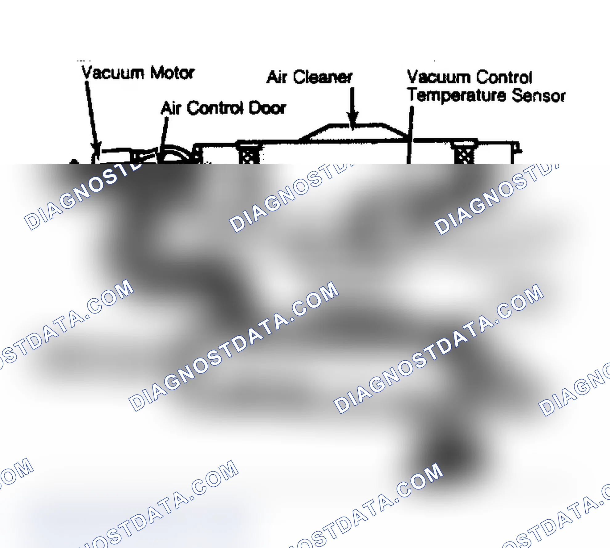 Scheme 34: Thermostatic Air Cleaner Assembly Showing Air Flow into Carburetor