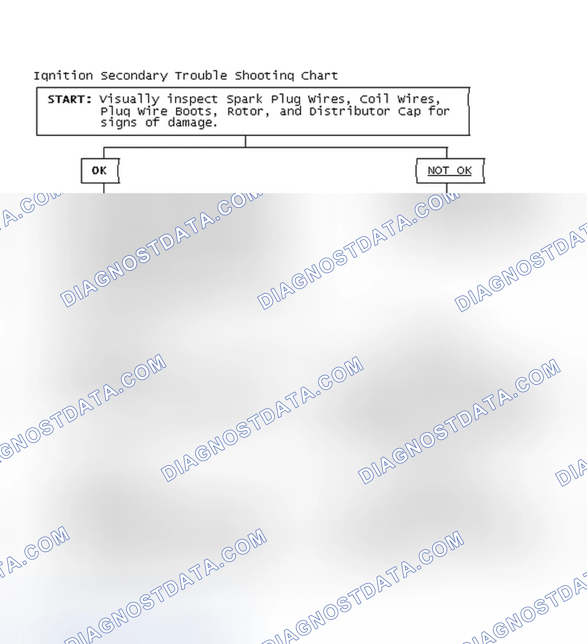Scheme 1: Ignition Secondary Trouble Shooting Chart