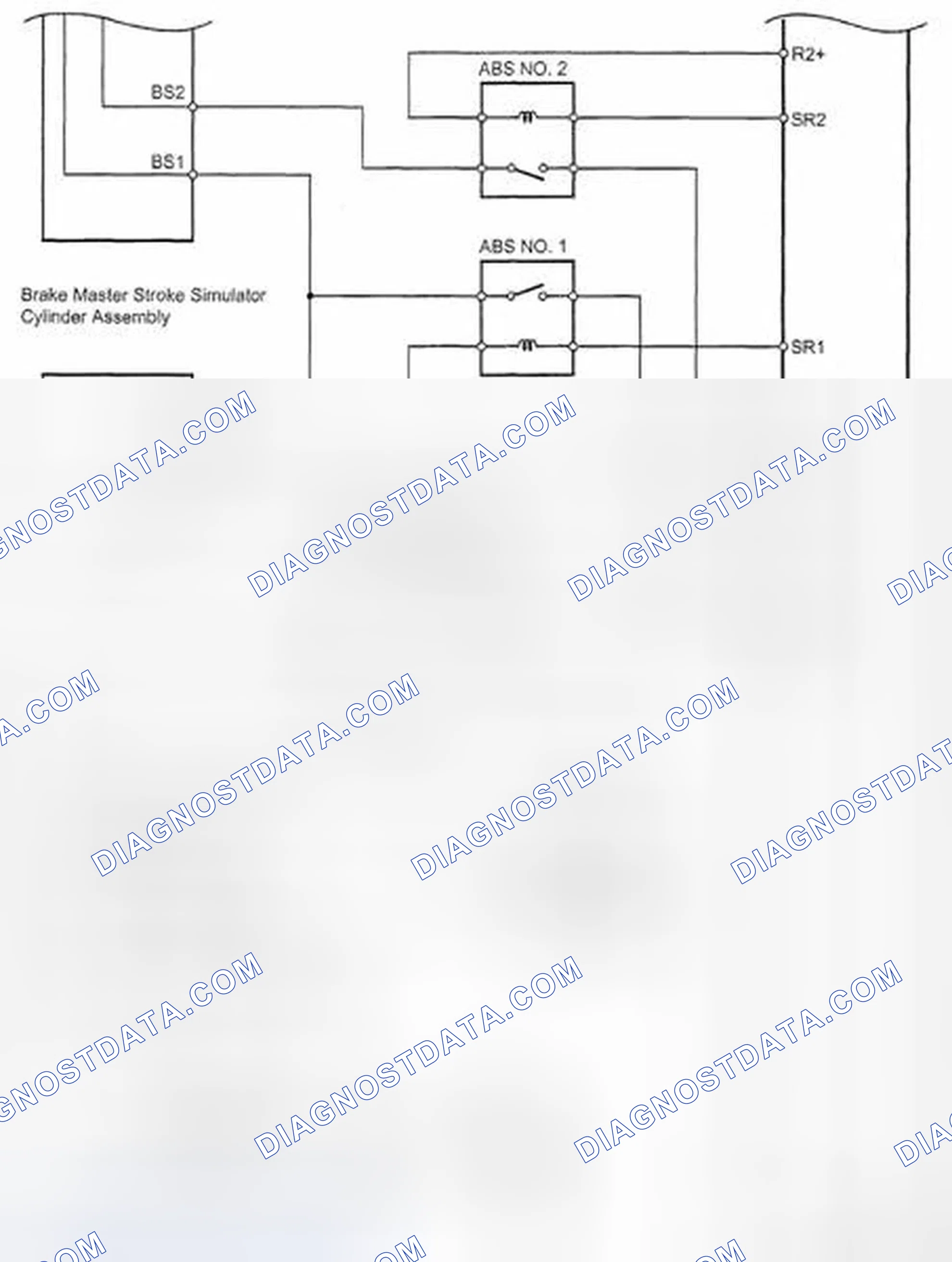 Scheme 19: Brake Actuator Assembly And Skid Control ECU - Wiring Diagram (2 Of 2)