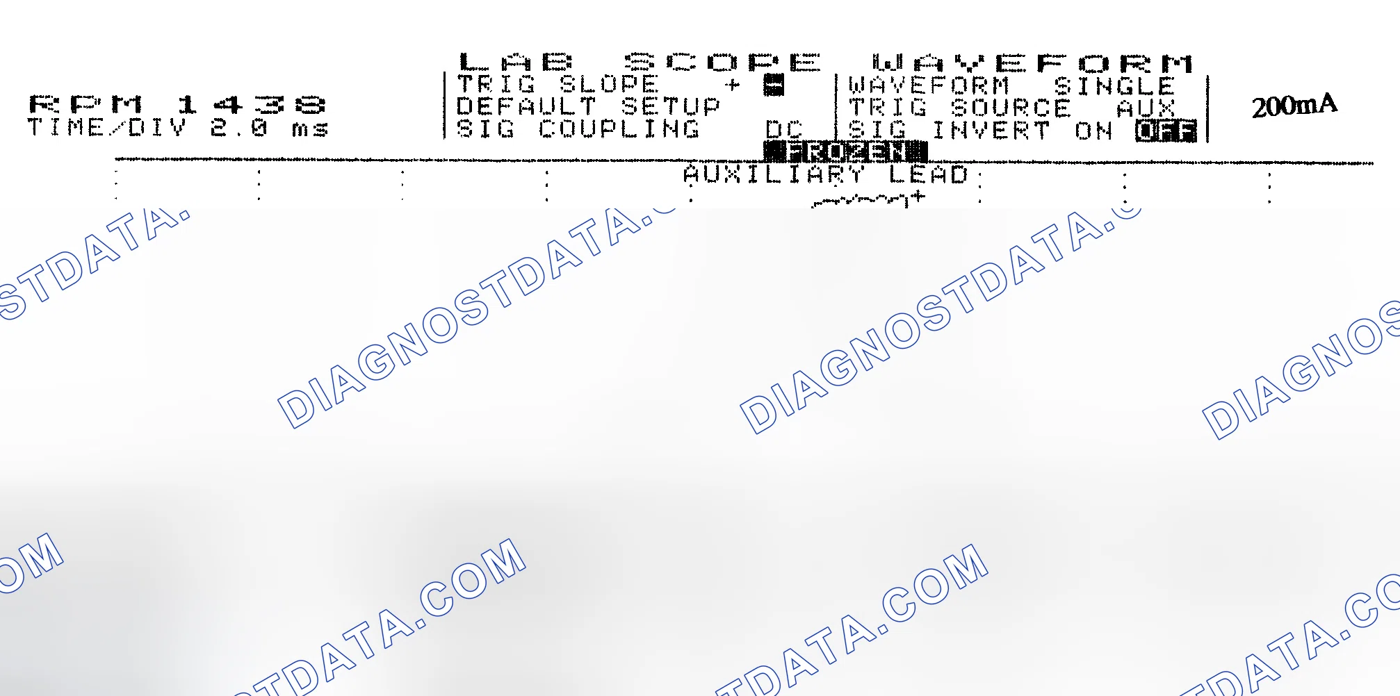 Scheme 15: Single Injector w/Normal Current Flow - Current Pattern