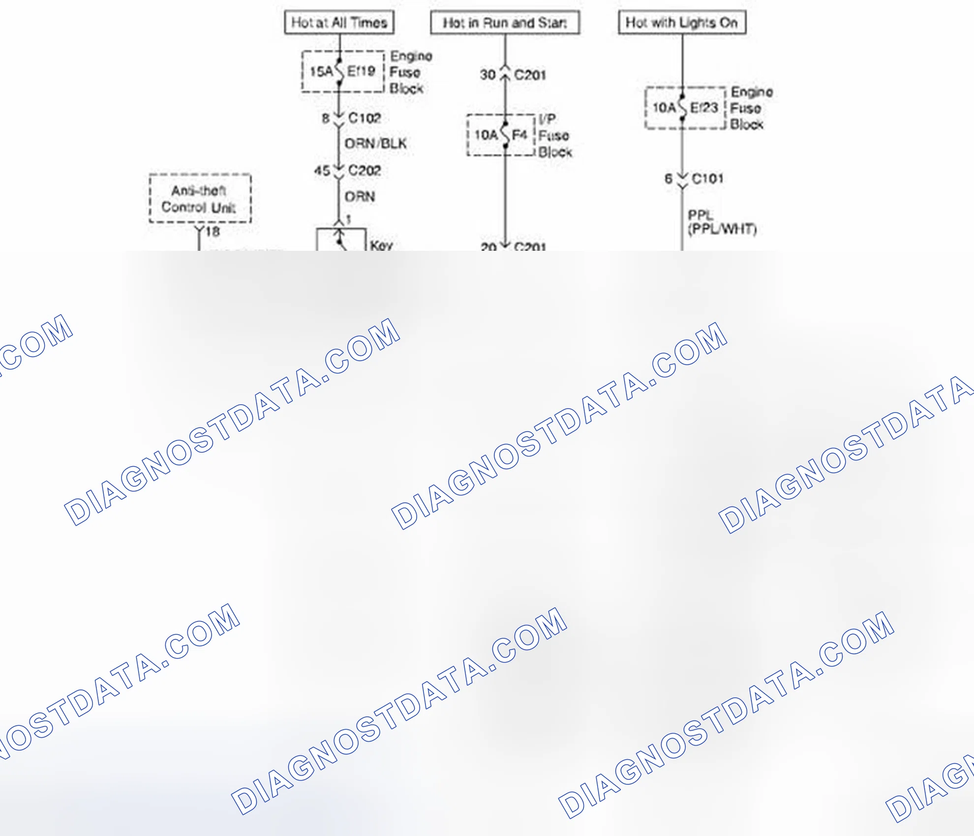 Scheme 5: Headlamps-ON Reminder Chime Circuit Diagram