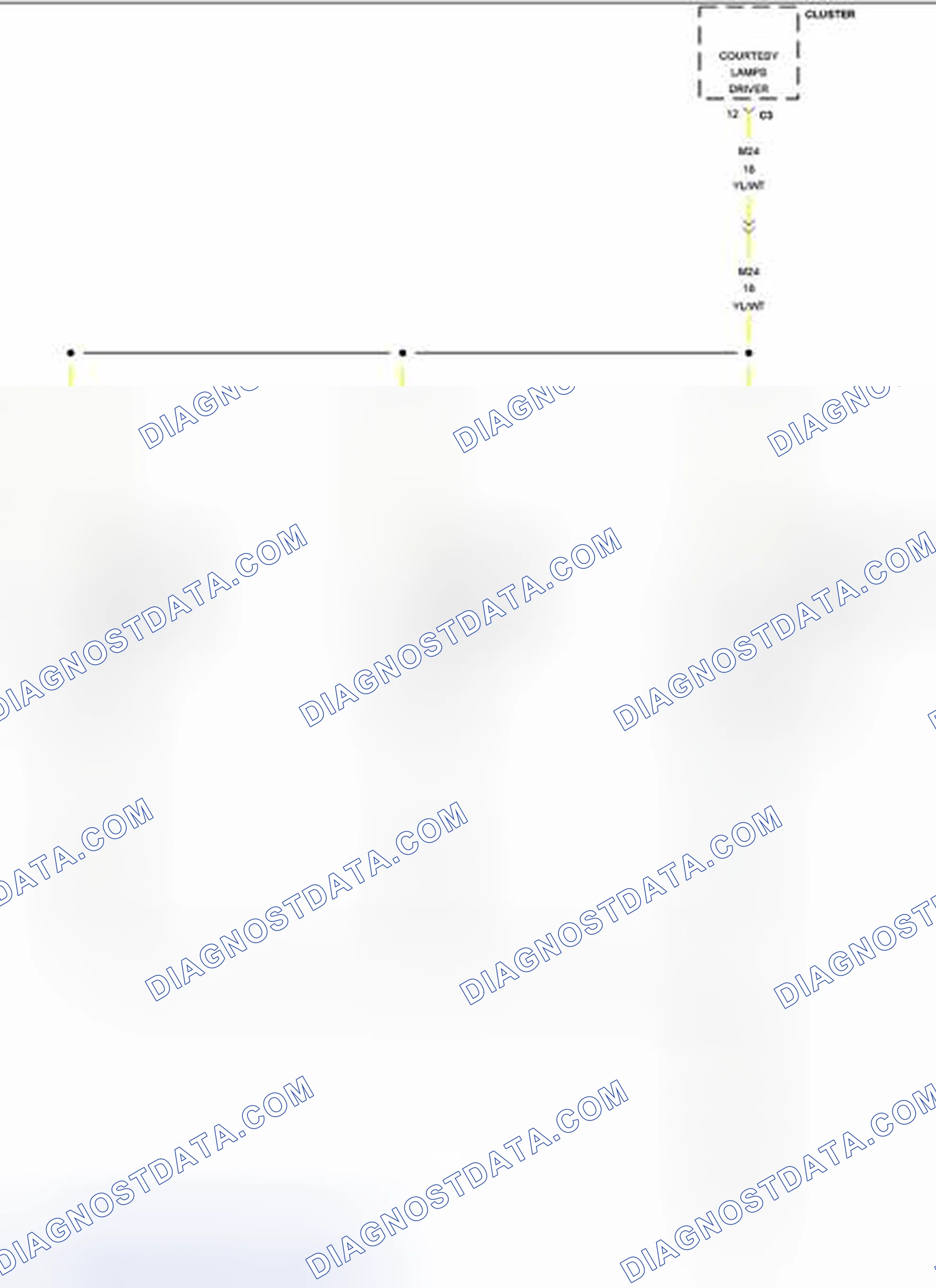 Scheme 202: B161B-COURTESY/DOME LAMP CONTROL CIRCUIT LOW