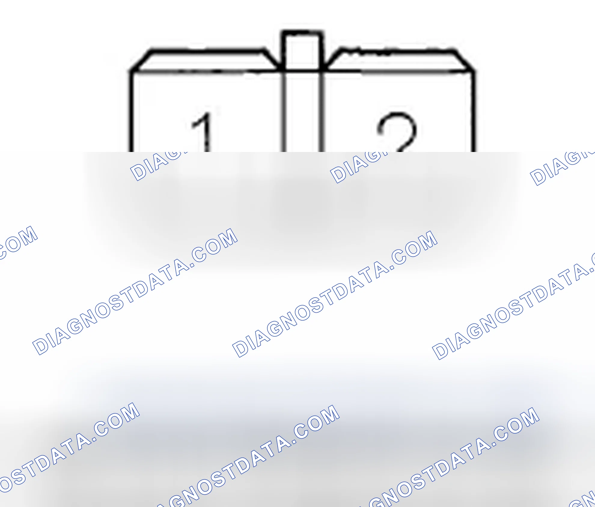 Scheme 19: EPS Control Unit Inputs and Outputs for Connector C (2P) (Connector Disconnected)