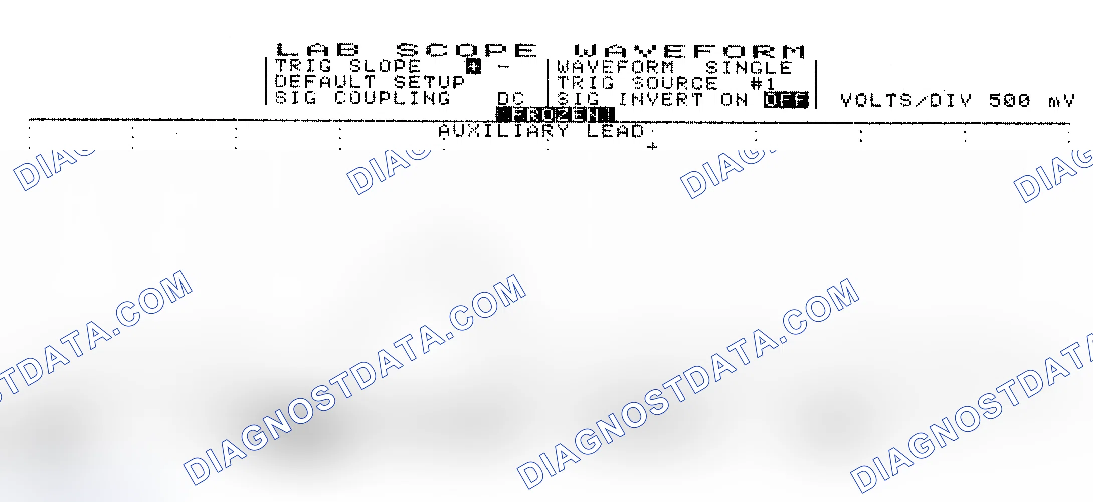 Scheme 10: Single Injector w/Excessive Current Flow - Current Pattern