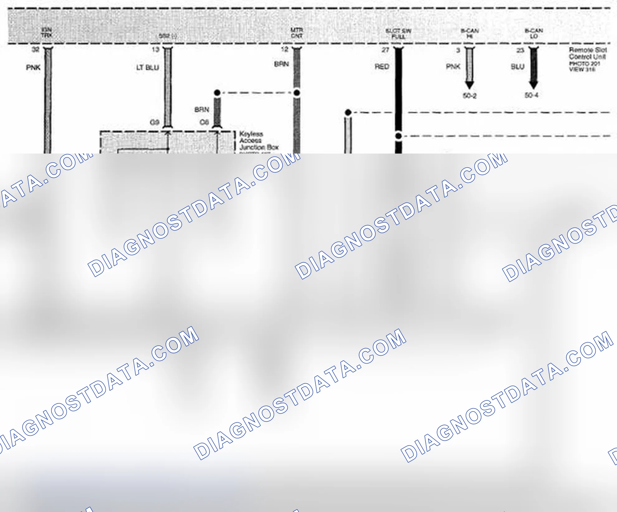 Scheme 209: Starting System Circuit Diagram - M/T: Keyless Access (Page 21-22)