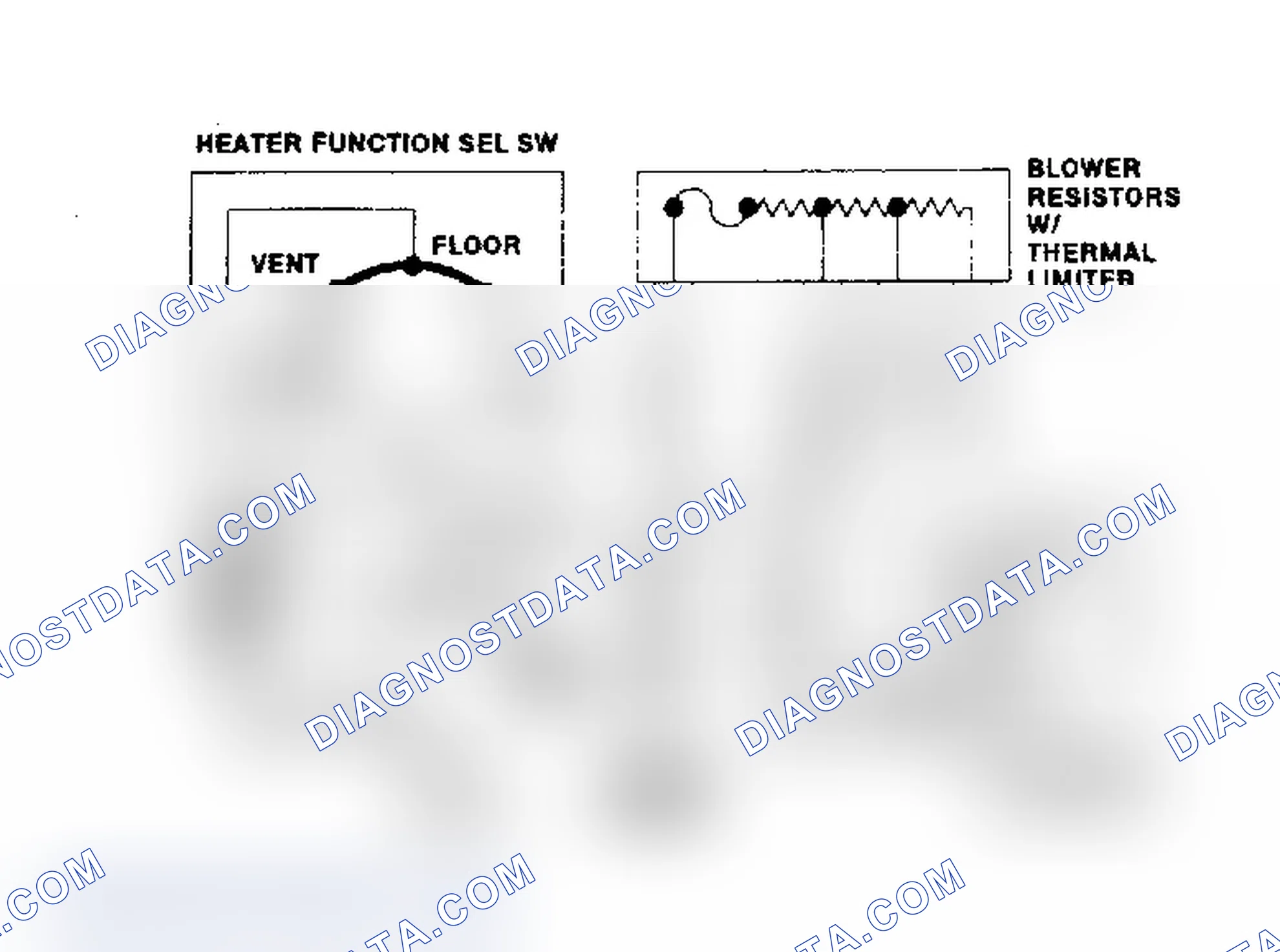 Scheme 3: Bronco & "F" Series Heater Wiring Diagram
