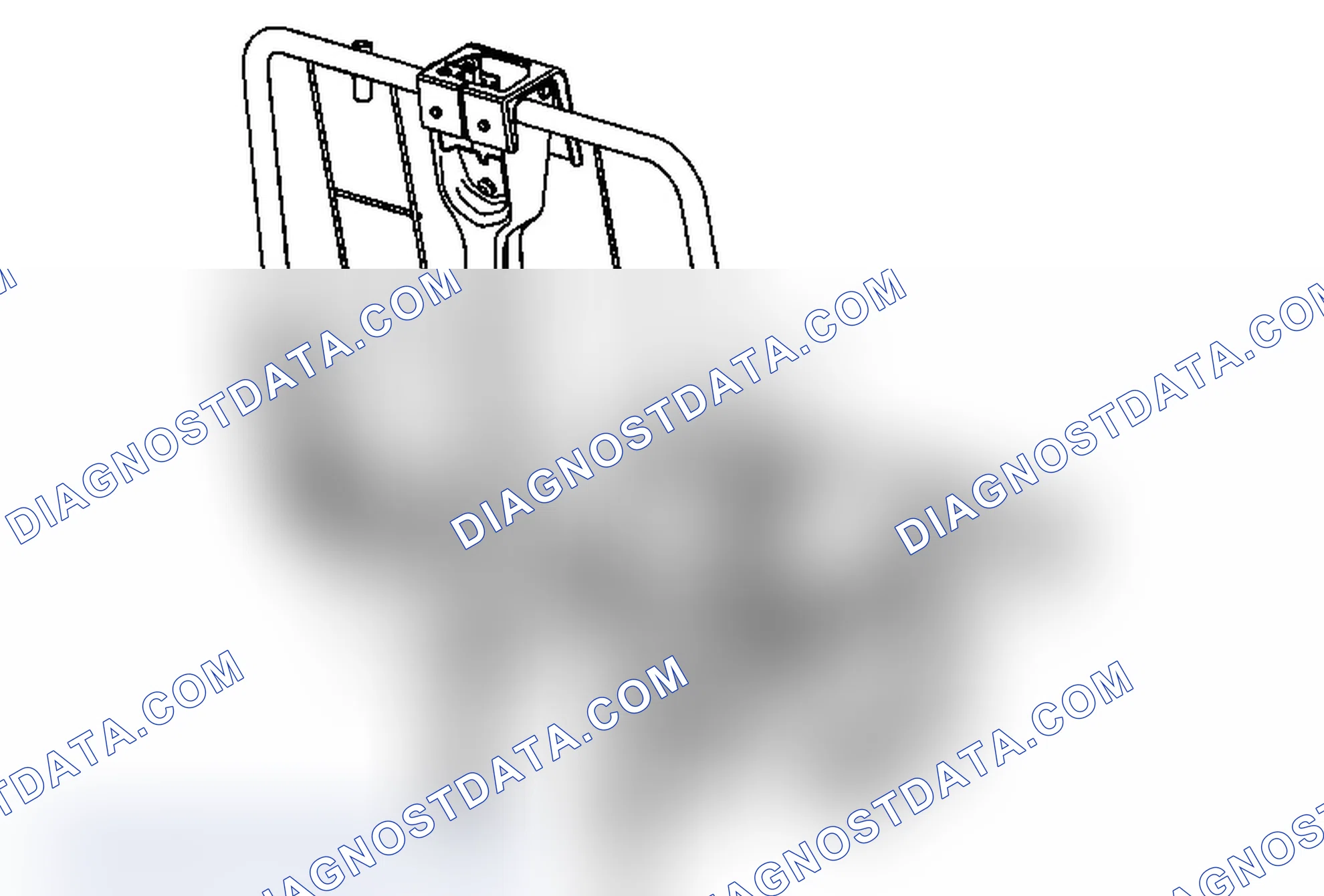 Scheme 5: Rear Seat Center Buckle Side Belt Replacement (with Split Bench Seat)
