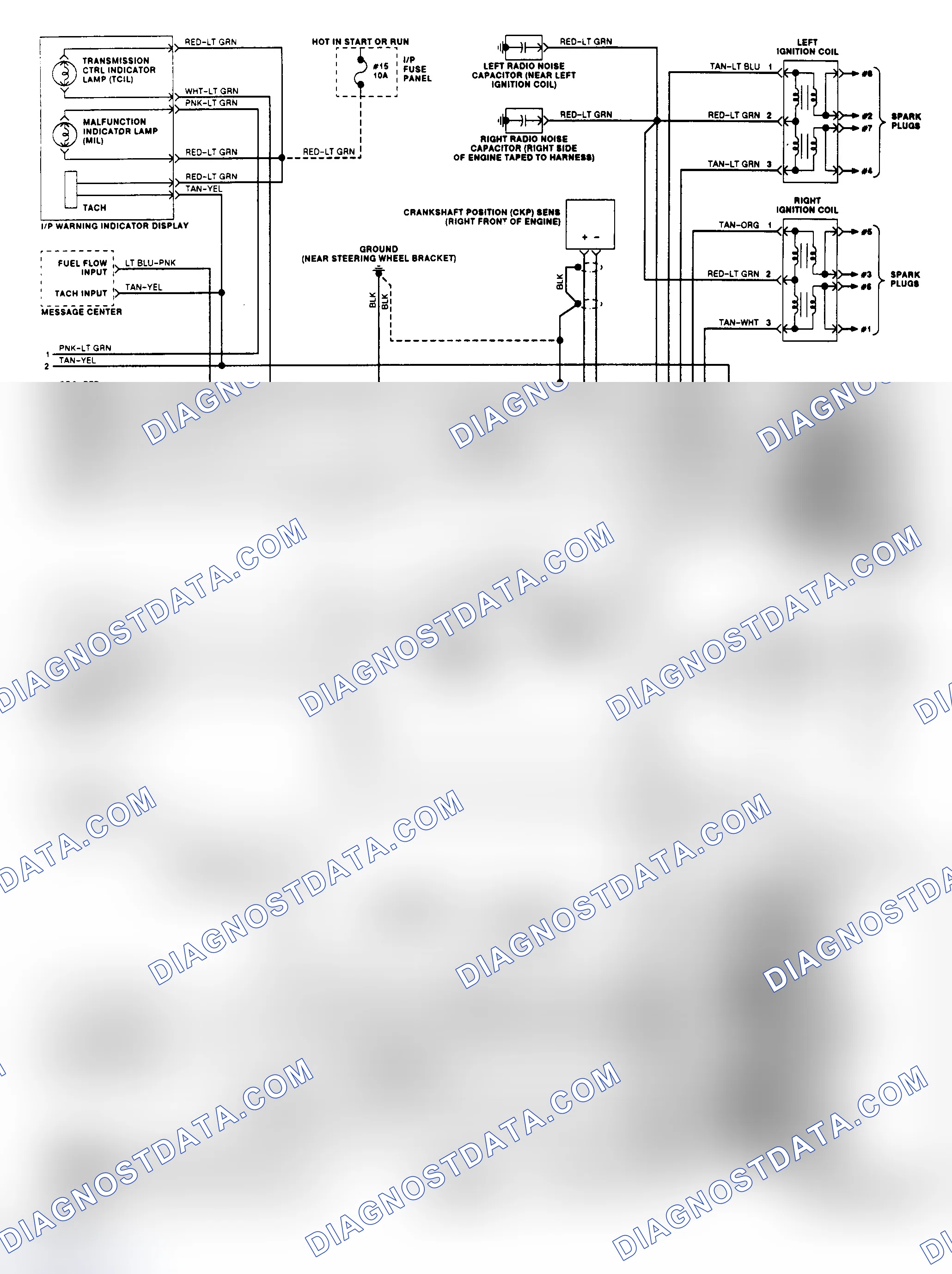 Scheme 143: EEC-IV Wiring Diagram (Mark VIII 4.6L - 3 of 3)