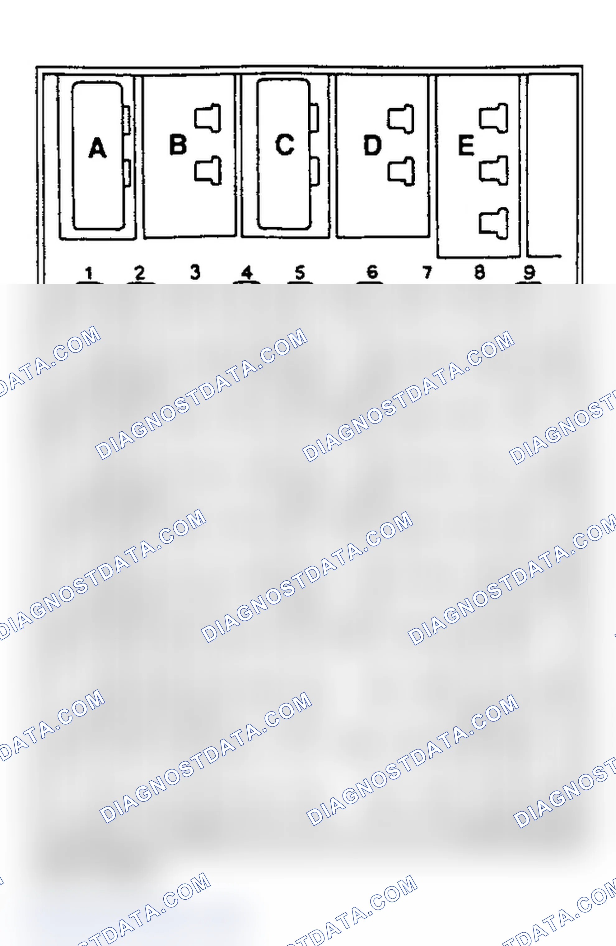 Scheme 12: FUSE PANEL ID - 1994-96 NINETY EIGHT & PARK AVENUE
