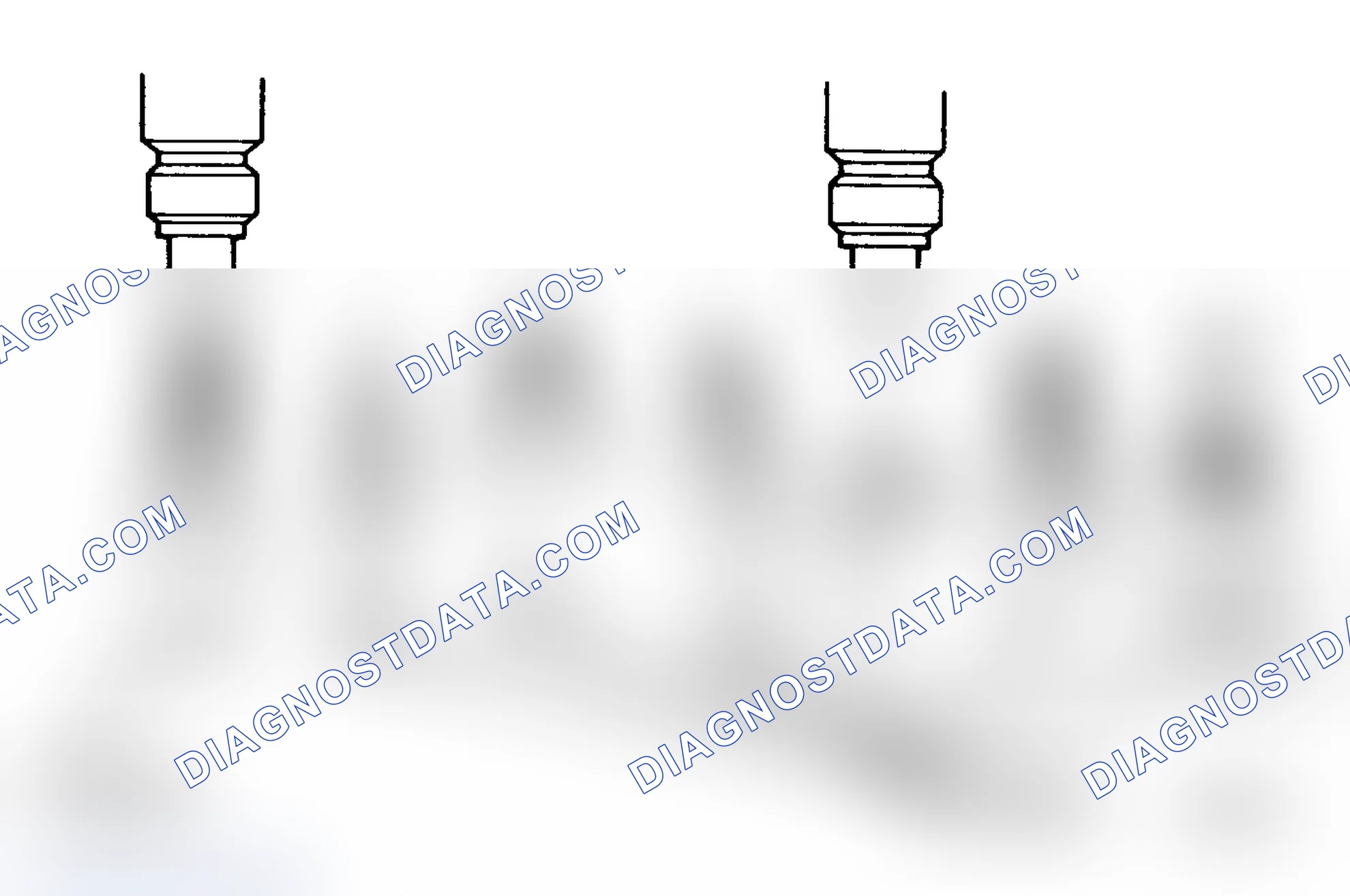 Scheme 39: Injector Spray Patterns Injector must not drip when needle valve is closed.