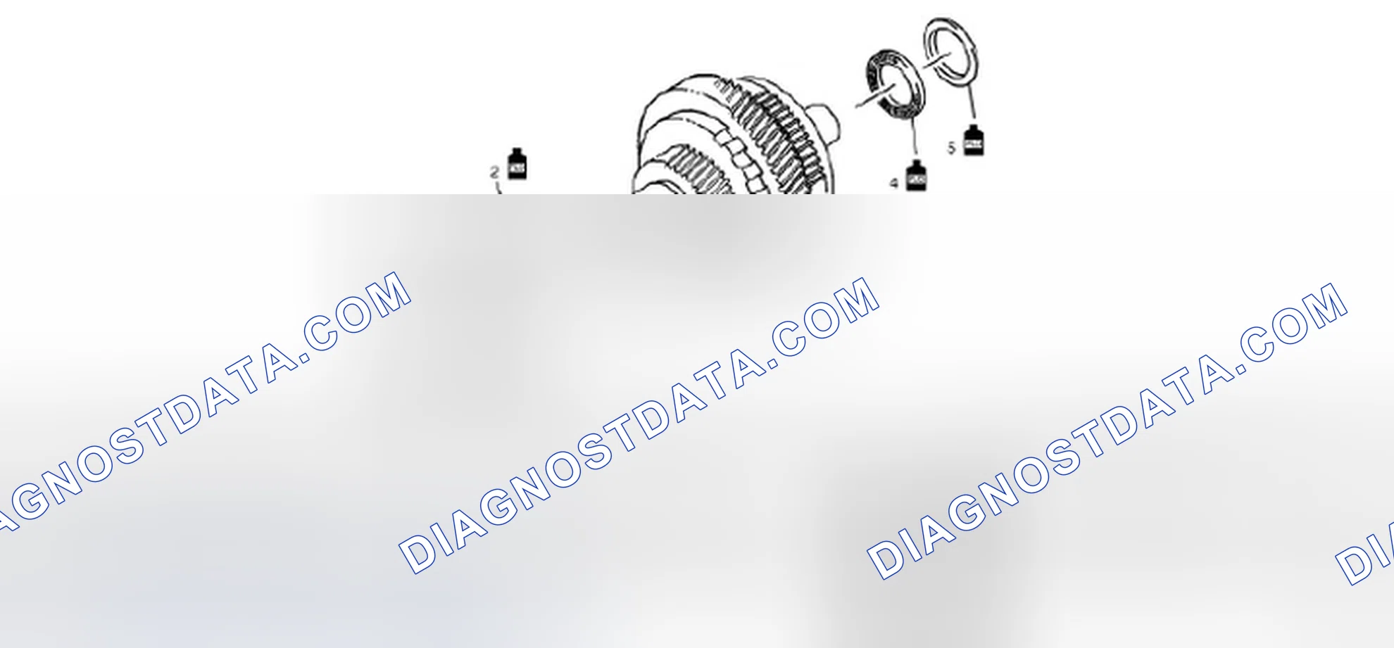 Scheme 15: Underdrive Gear Assembly Components