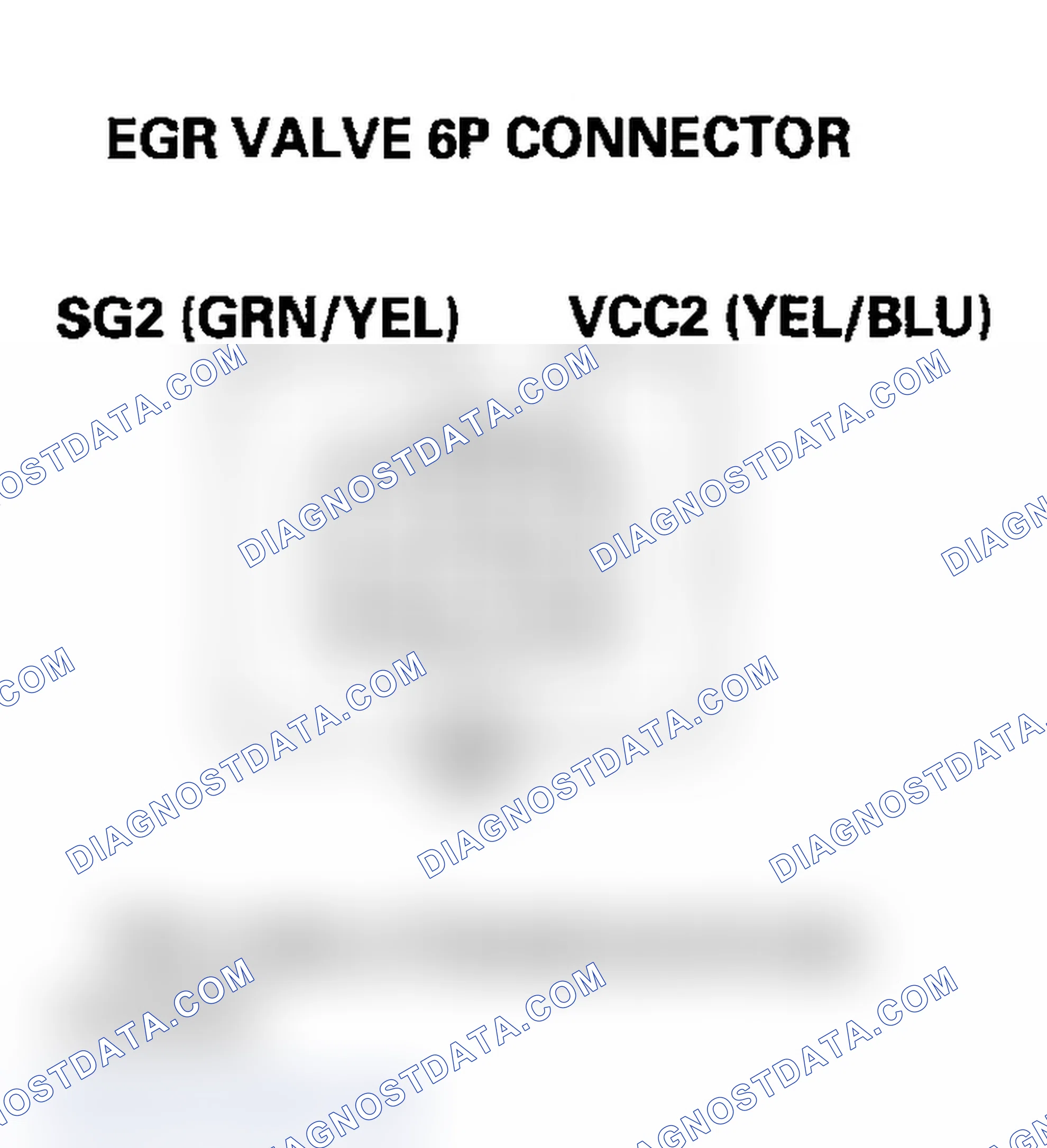Scheme 100: DTC P0406: EGR Valve Position Sensor Circuit High Voltage (2006 Model)