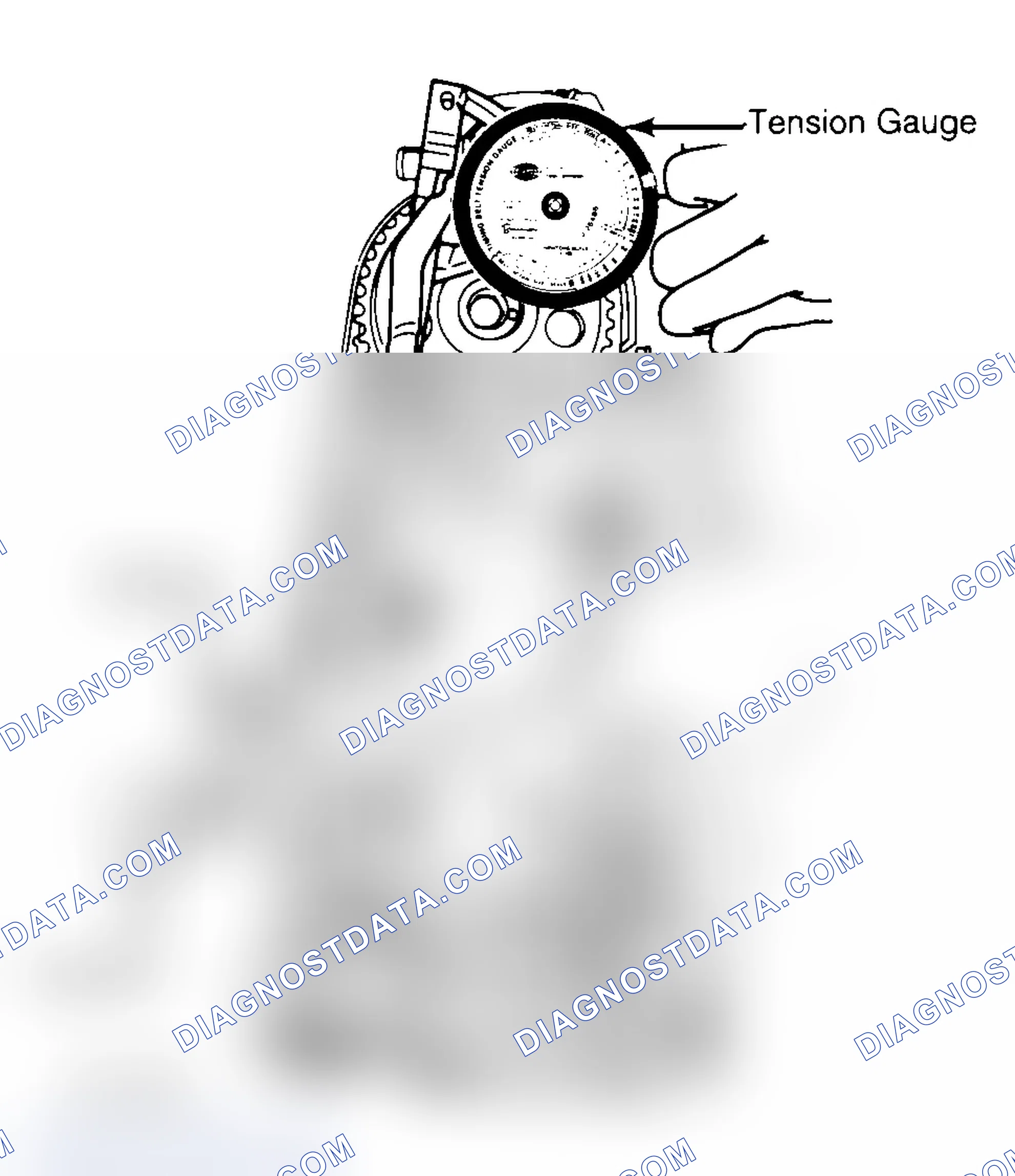Scheme 28: Adjusting Typical Timing Belt Tension