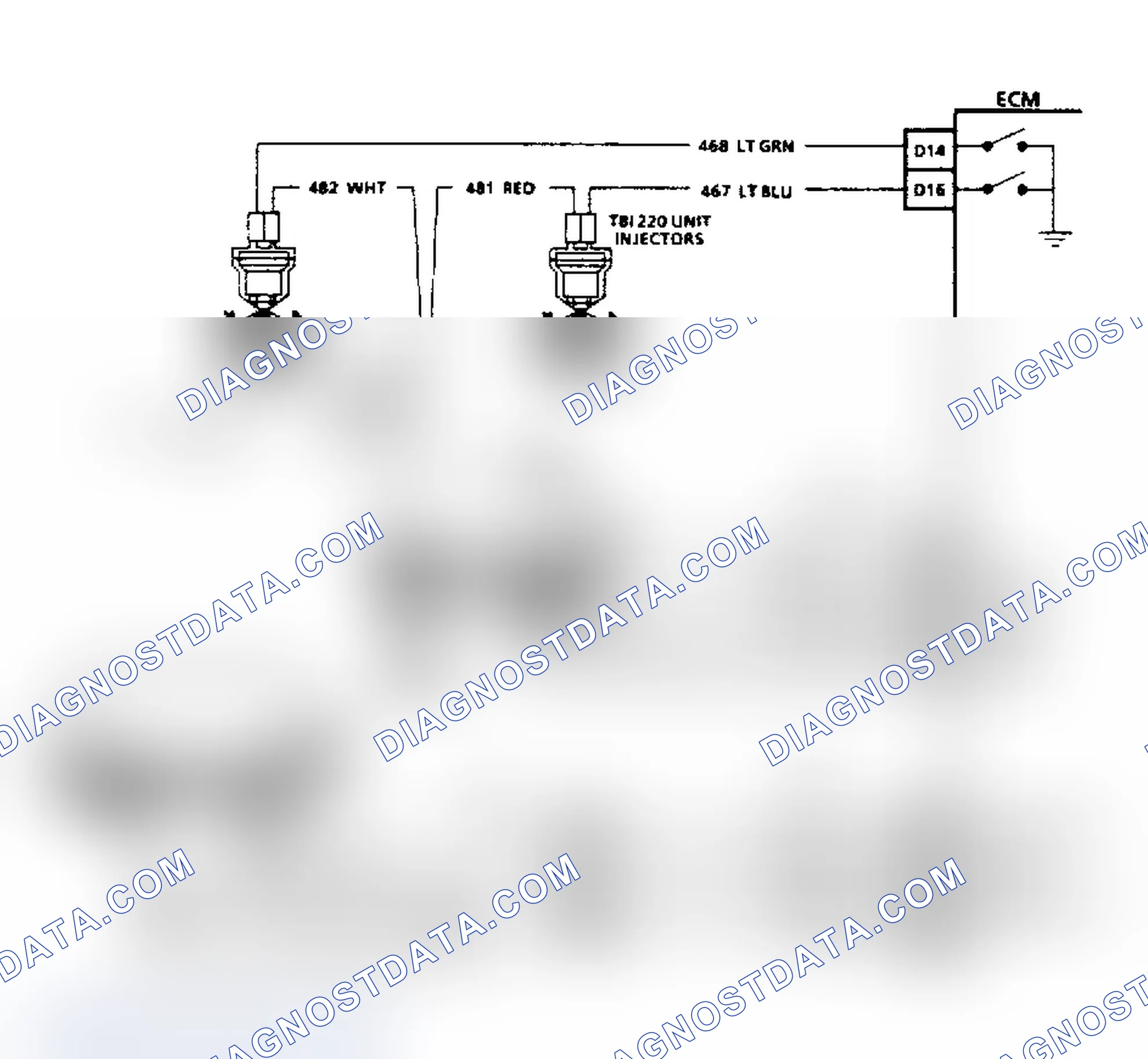 Scheme 72: Code 42 Schematic (4.3L Turbo) Electronic Spark Timing