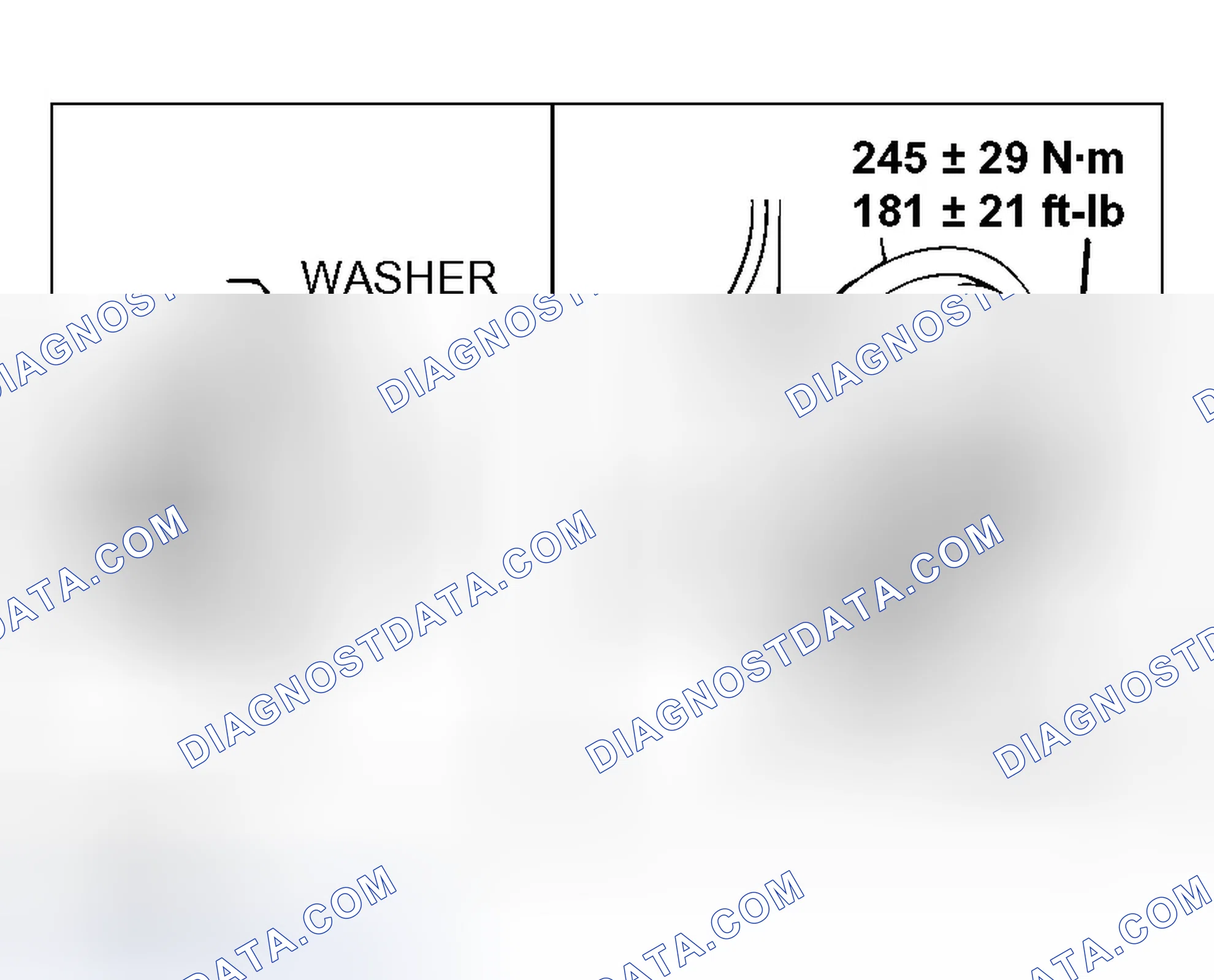 Scheme 43: >>B<< WASHER/DRIVESHAFT NUT INSTALLATION