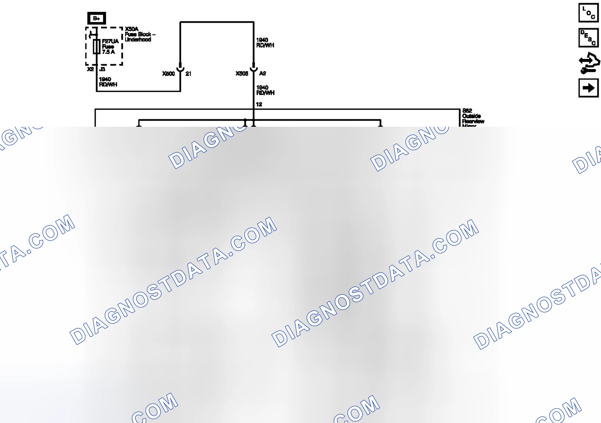 Scheme 2: Outside Mirrors (Without LTZ Or SLT)