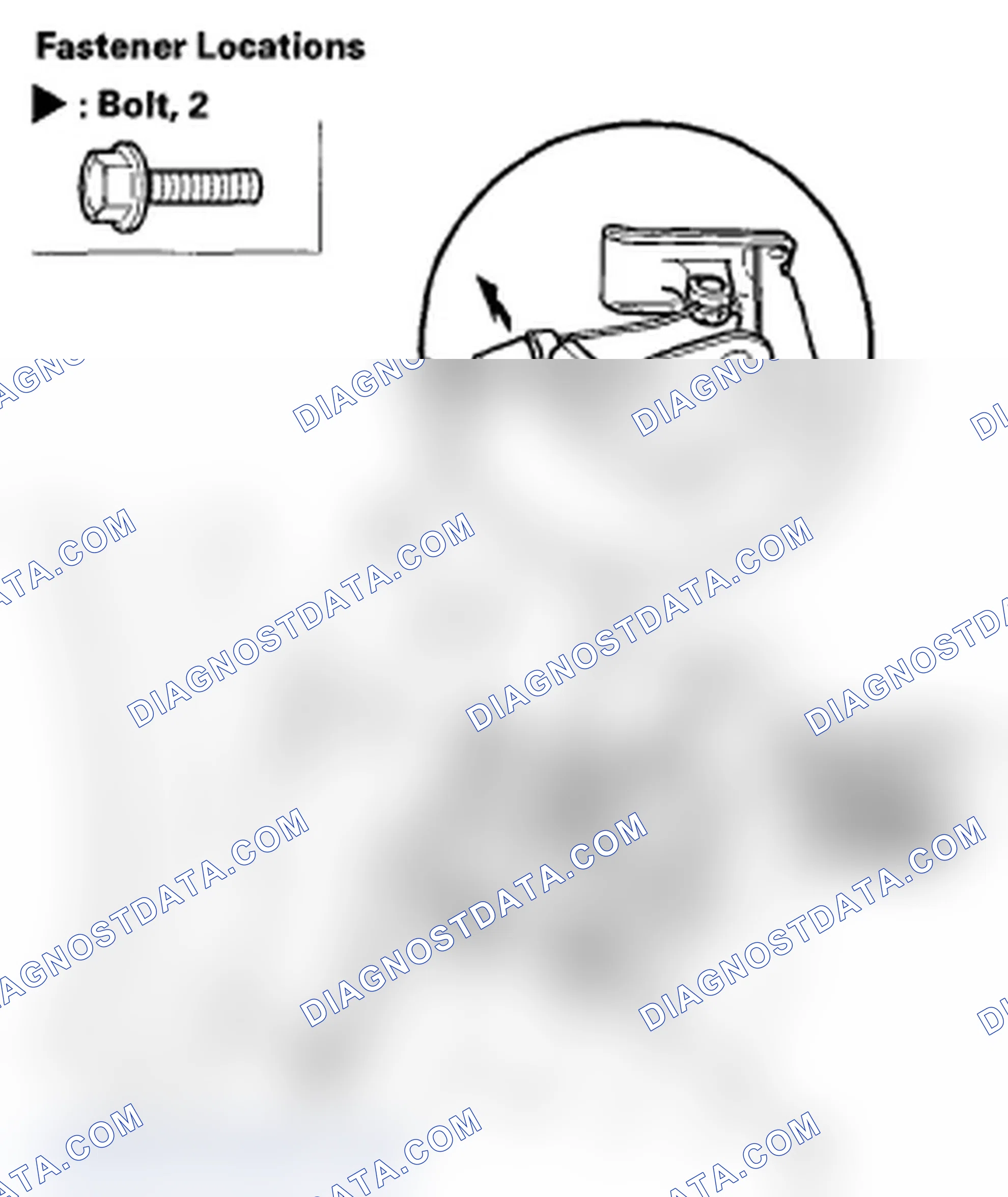 Scheme 14: Hood Release Handle Replacement