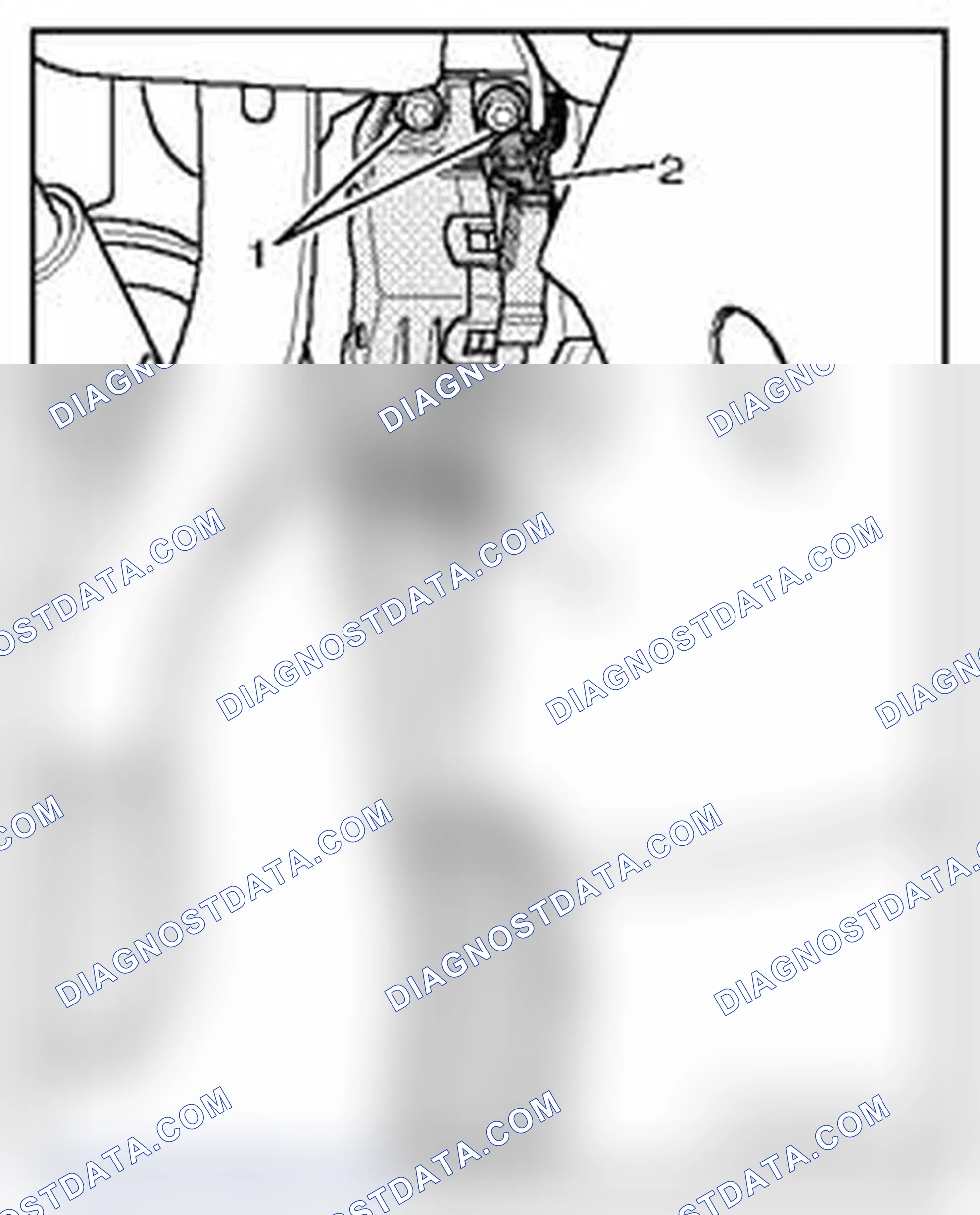 Scheme 1241: Accelerator pedal module, removing and installing